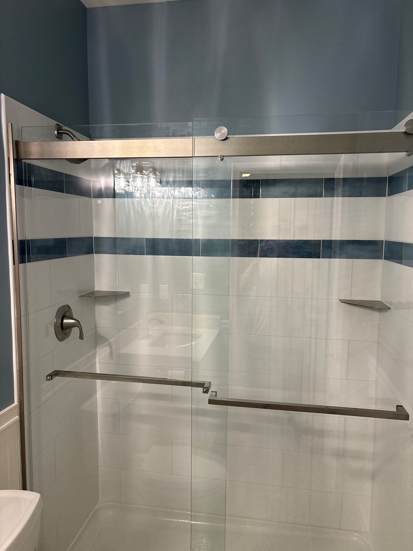 Bathroom Remodel using Sherwin Williams Duration Satin finish by Laser Focused Solutions LLC