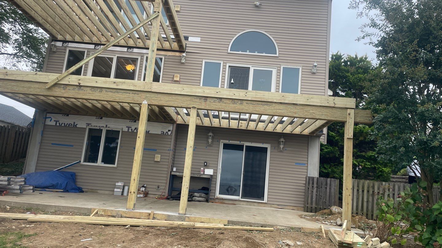 Waterfront deck In Keyport  by deck guardian
