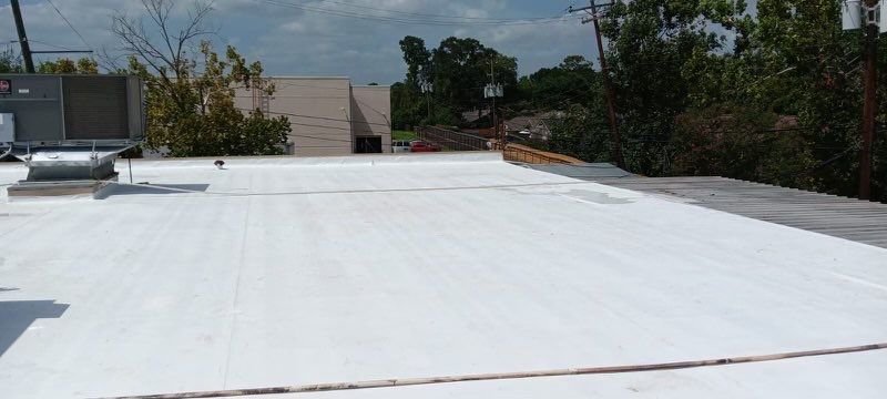 Commercial Roofing Installation using TPO by Core Four Roofing