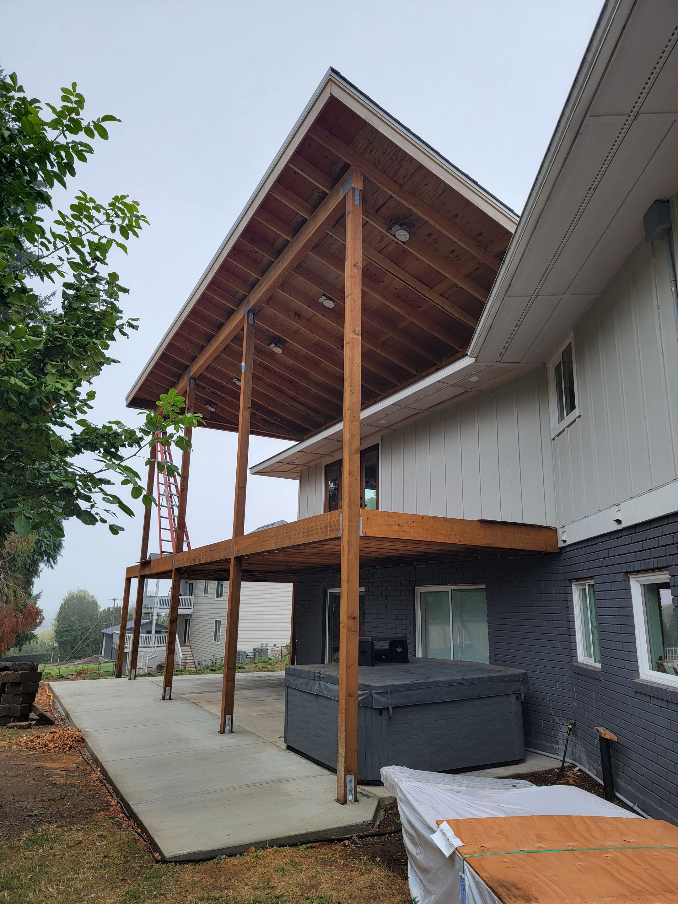 Full Modern Deck & Patio Cover Remodel w/ Ipe Hardwood Decking by Crm Services Llc