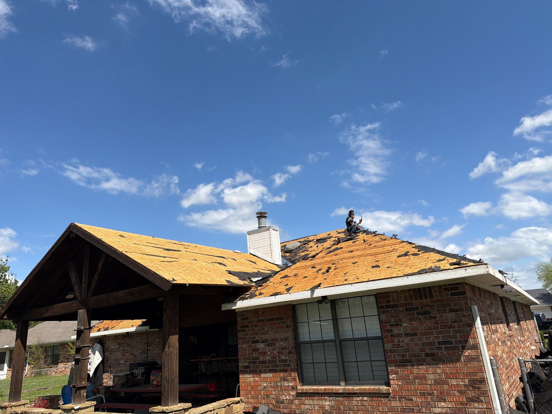 GAF Timberline Asphalt Shingle Roof Replacement in Sulphur, Oklahoma by BANA Roofing and Solar Supply