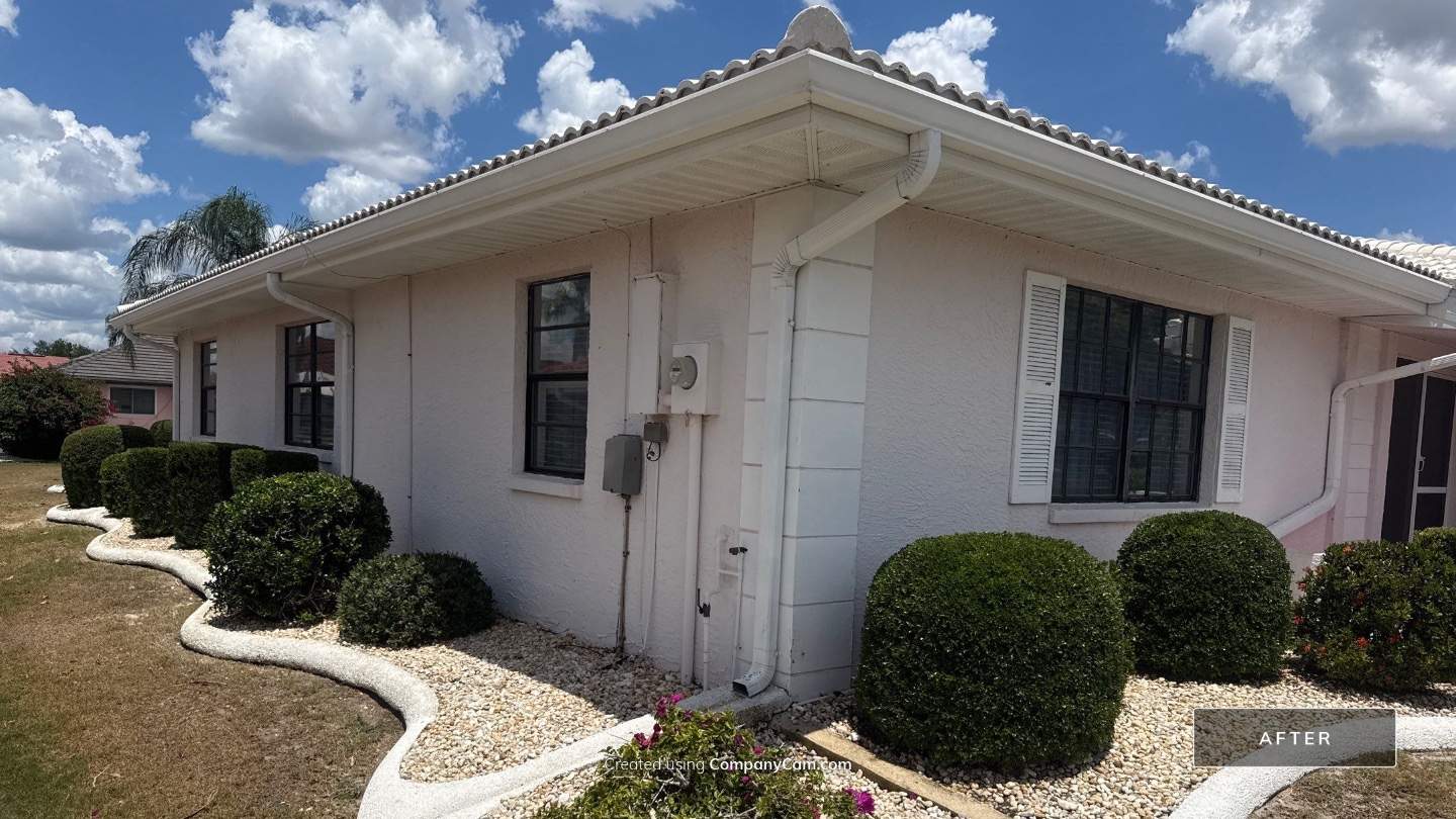 White Tile Roof Cleaning & House Wash in Fairview – Sun City Center, FL 33573 by Sunshine AquaWash