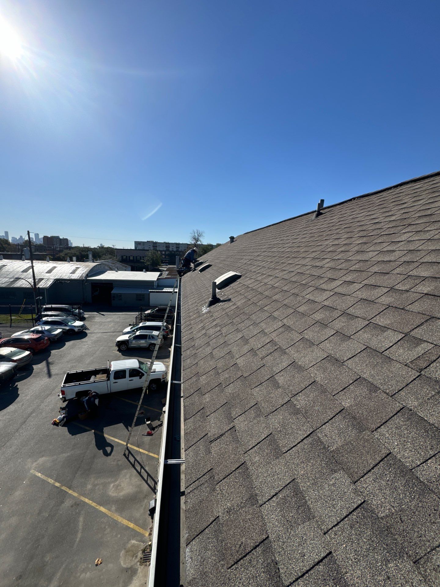 Project in Houston, TX by Associates Roofing Unlimited