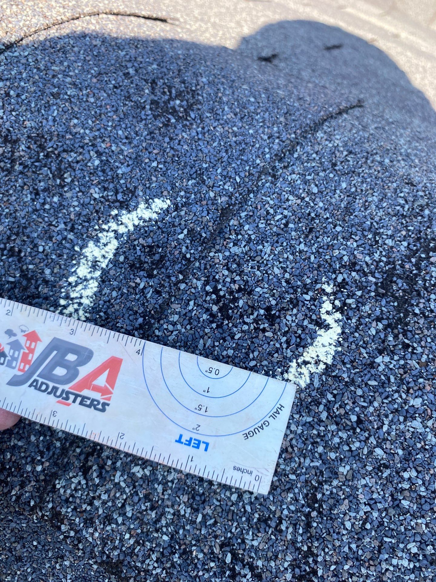 Roof replacement by hail damage by Just Brilliant Restoration JBR