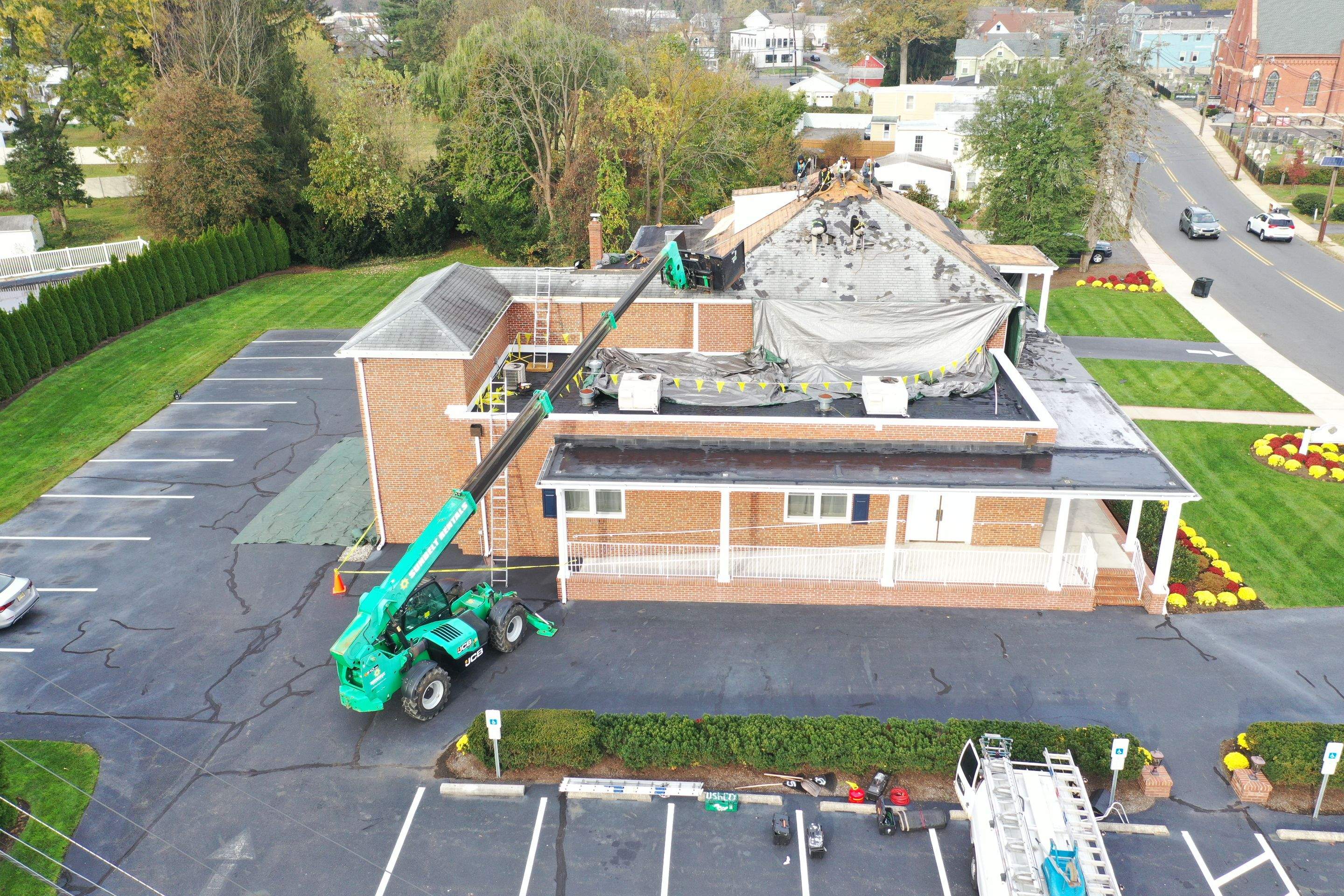 Commercial Roofing Installation using GAF Timberline / GAF TPO by All Site Roofing