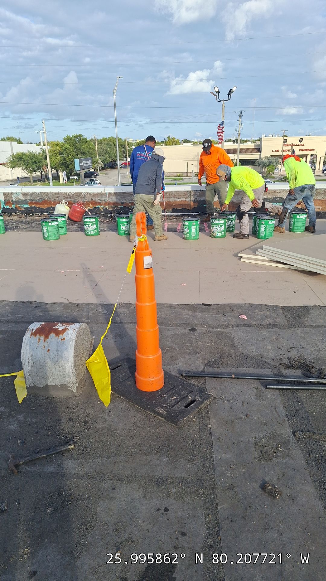 COMMERCIAL REROOF GAF TPO EVERGUARD 60 MIL SMOOTH WITH 1-1/2" INSULATION by Earl W. Johnston Roofing