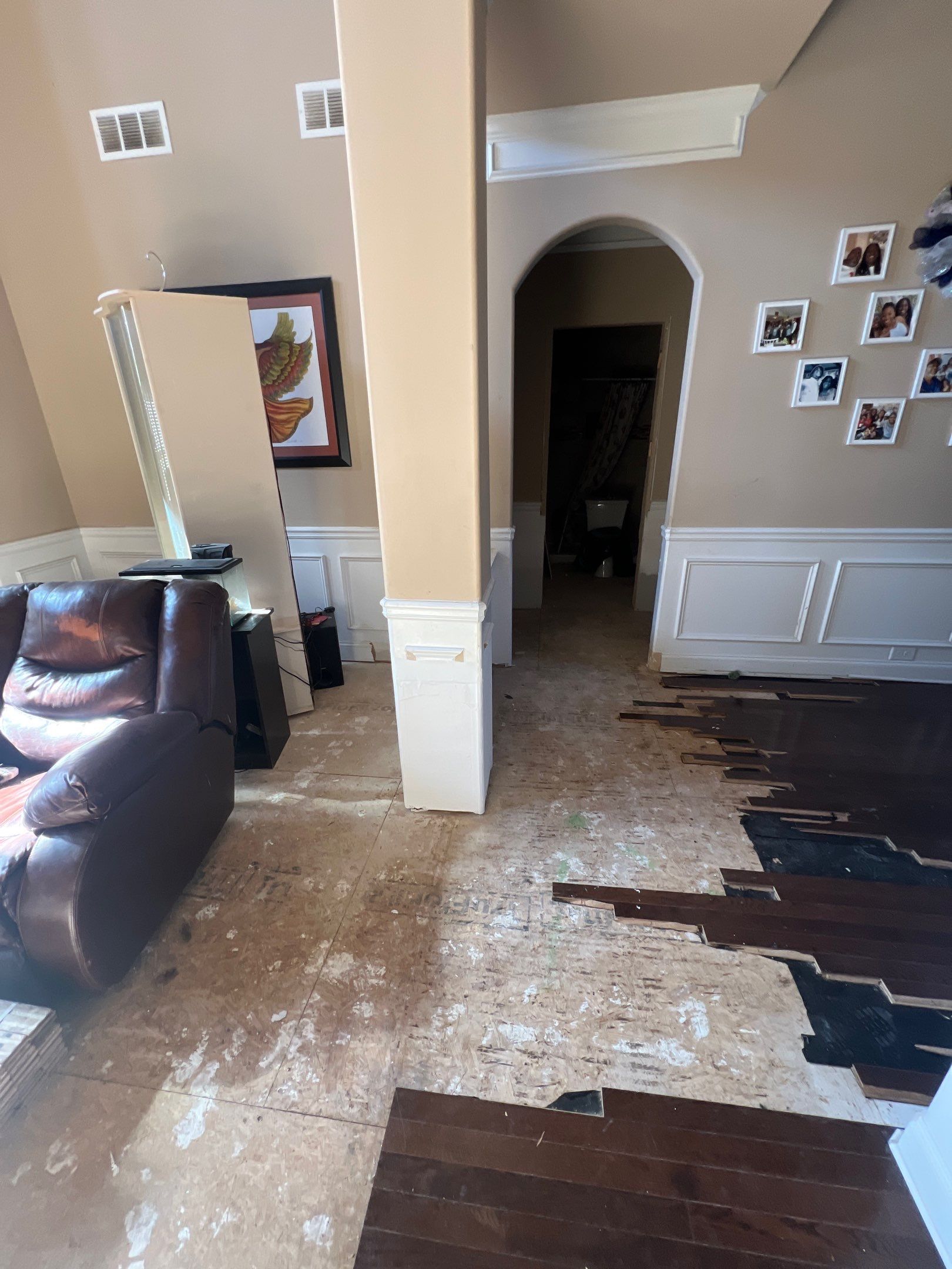 Multi-Room Interior Renovation and LVP Flooring Installation in Atlanta by Swift Home Renovations 