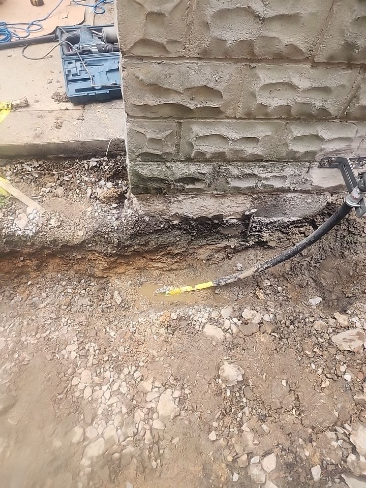 Replace failed gas line from gas connection at street to new meter by Sureway Comfort John Wilcox Plumbing Heating Cooling