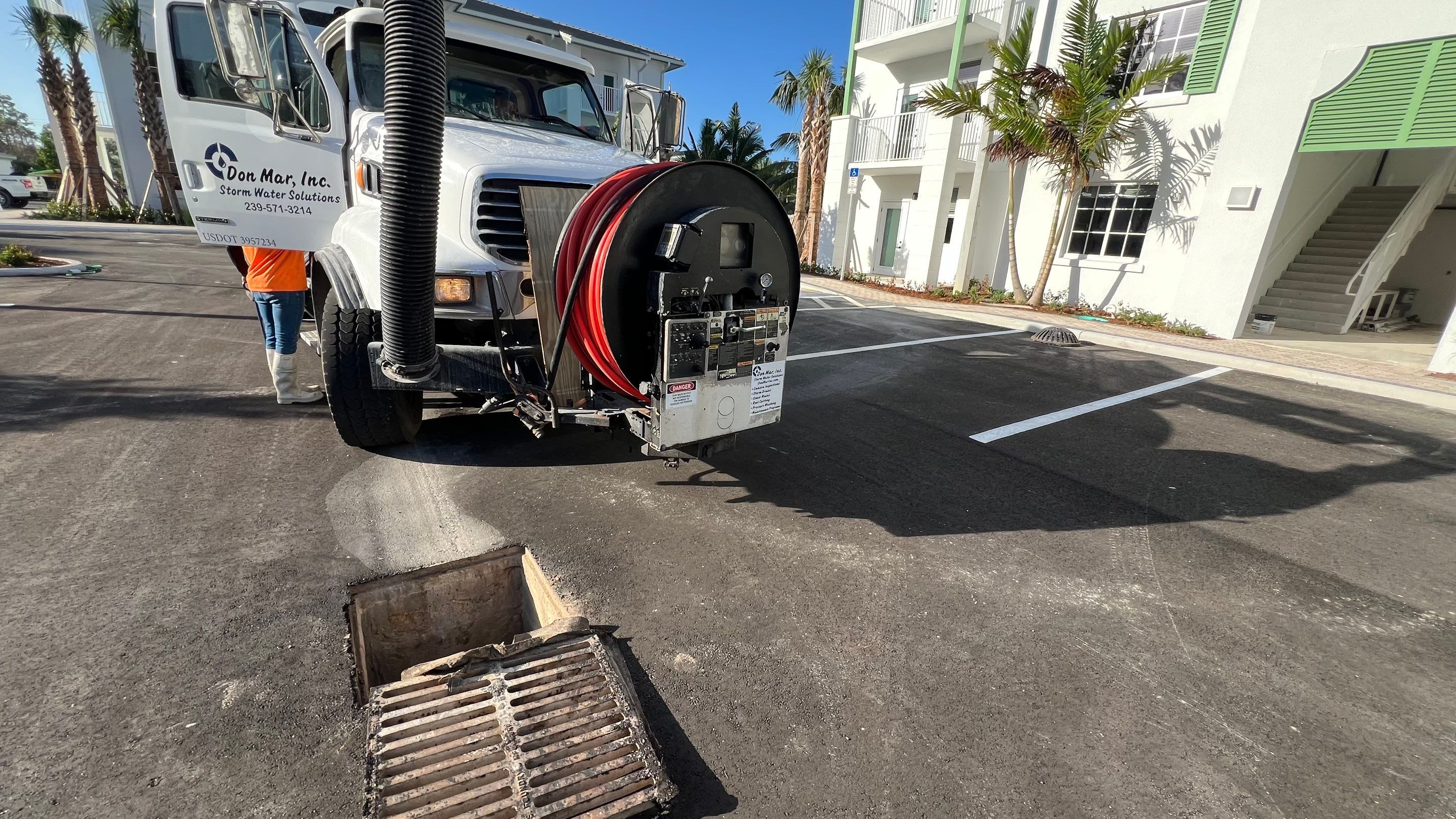 New Construction Condo Community Stormwater System Maintenance by Don Mar, Inc. Storm Water Solutions