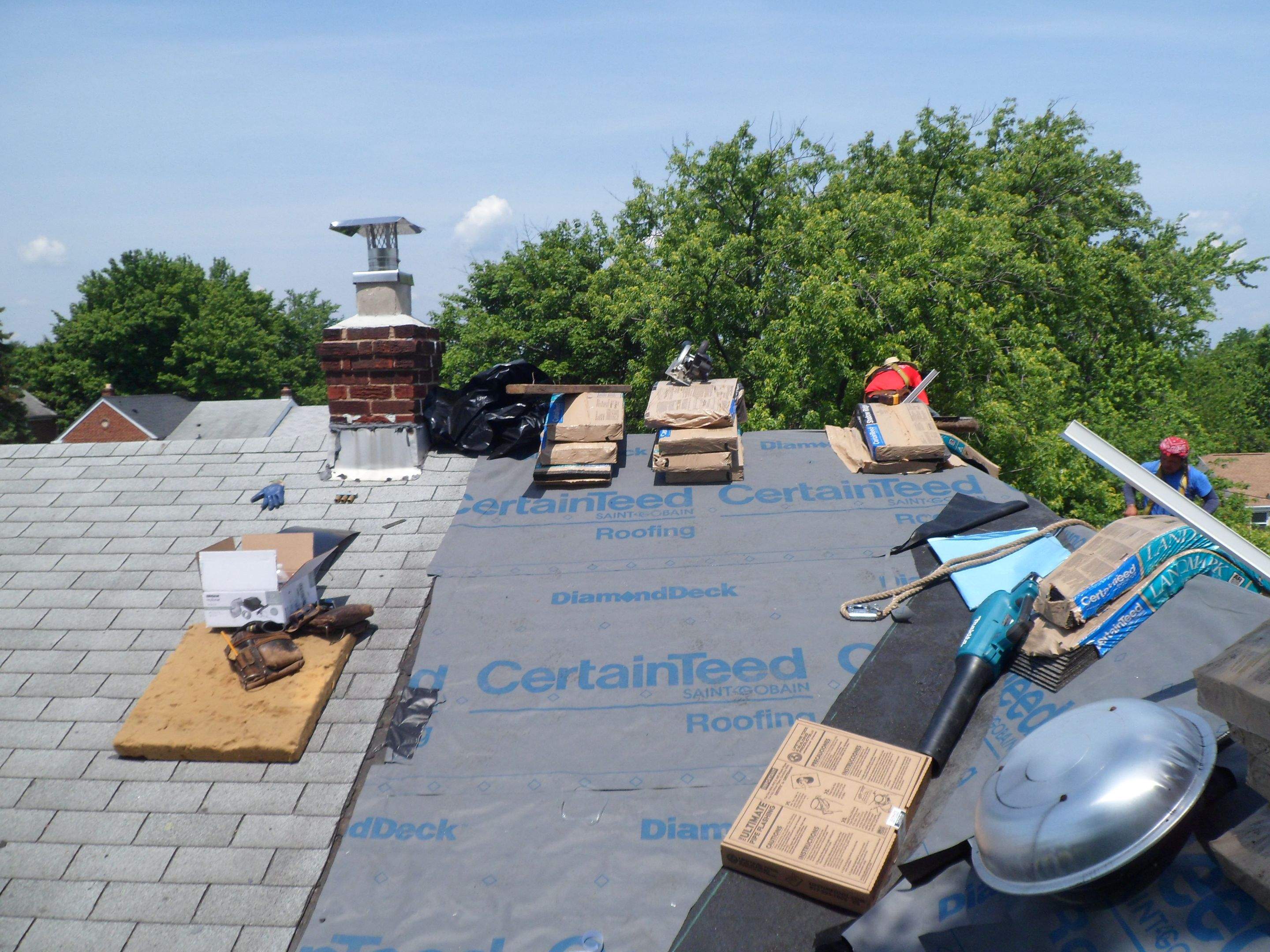 Residential Roofing Installation using Landmark Pro  by Alpha Design Services