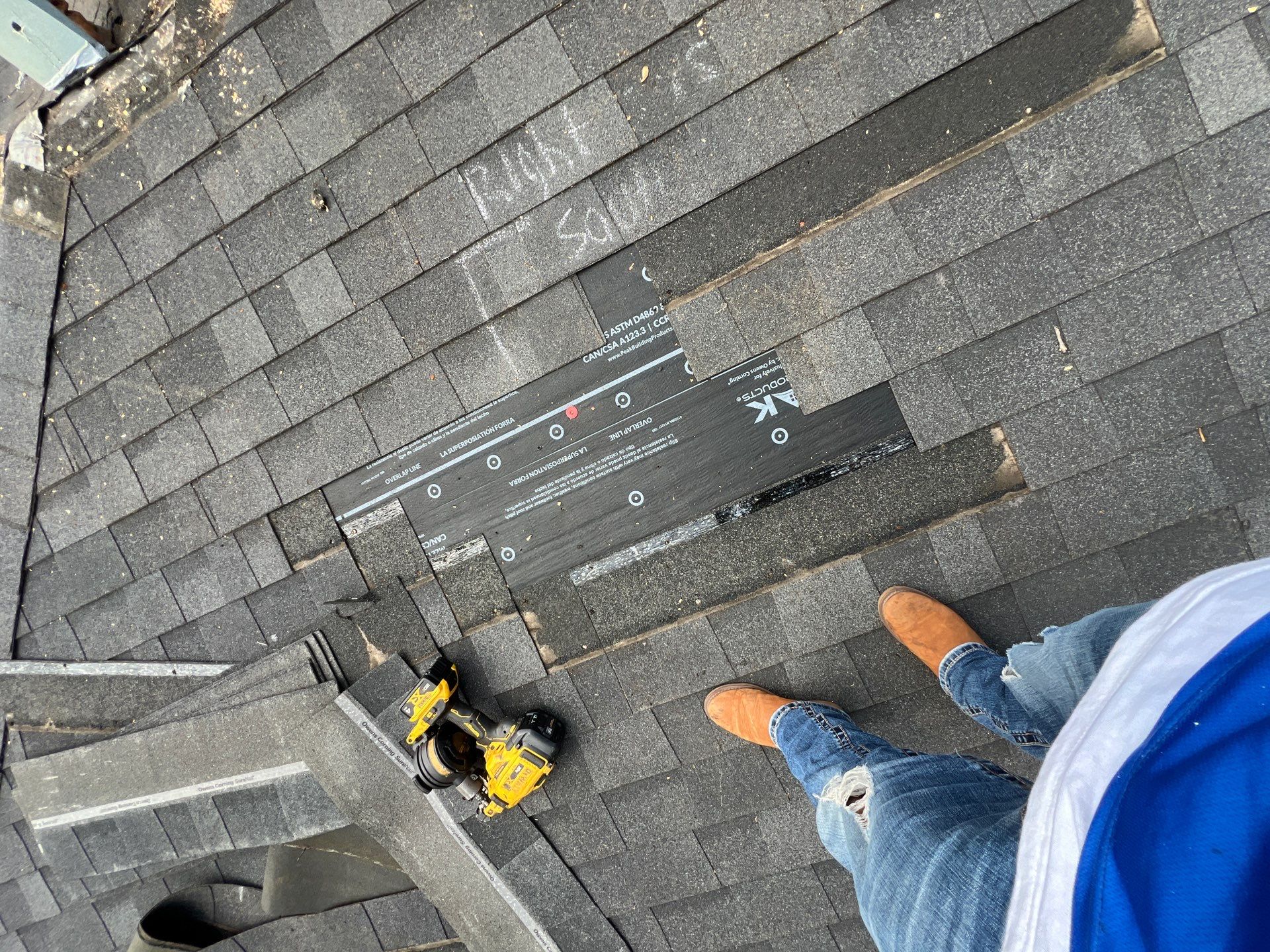 Residential Roofing Repair using Owen's Corning Duration (Lifetime) Shingles by Roof Repair Company