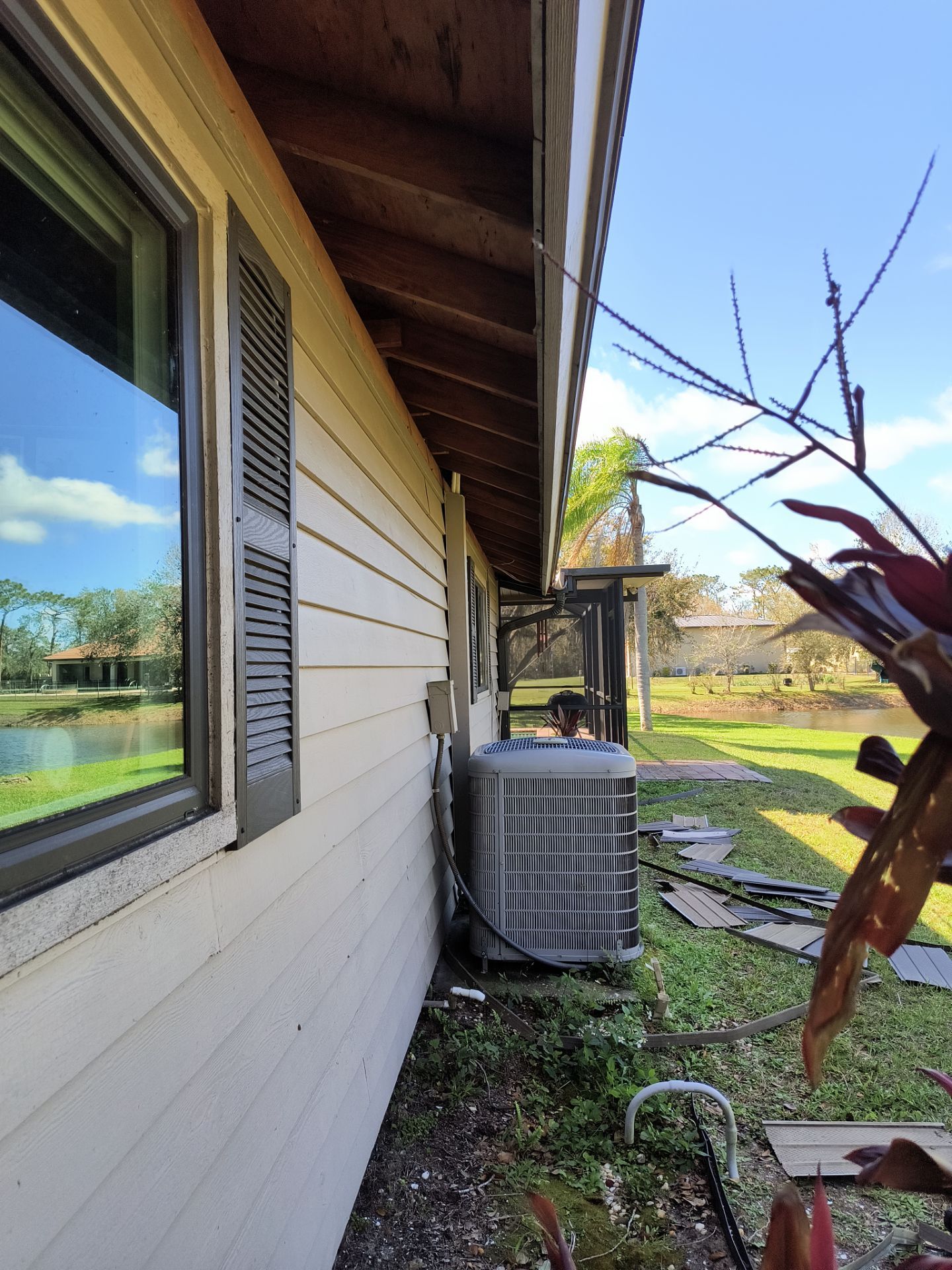 New Musket Brown Soffit Installation in Sarasota FL by Gutter Professors