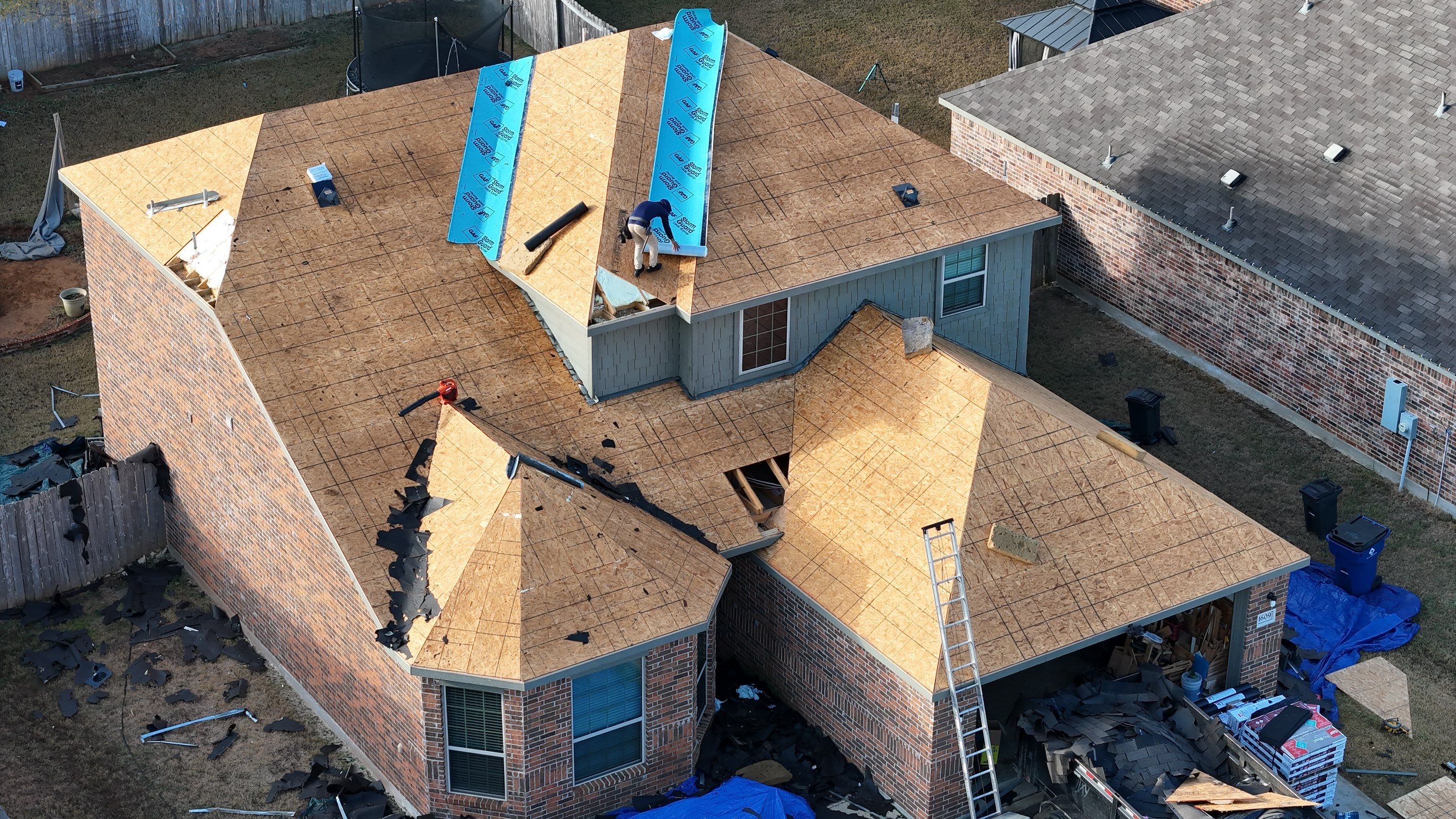 Residential Roof Replacement using GAF - NATURAL SHADOW - CHARCOAL by Elite Roofing LLC