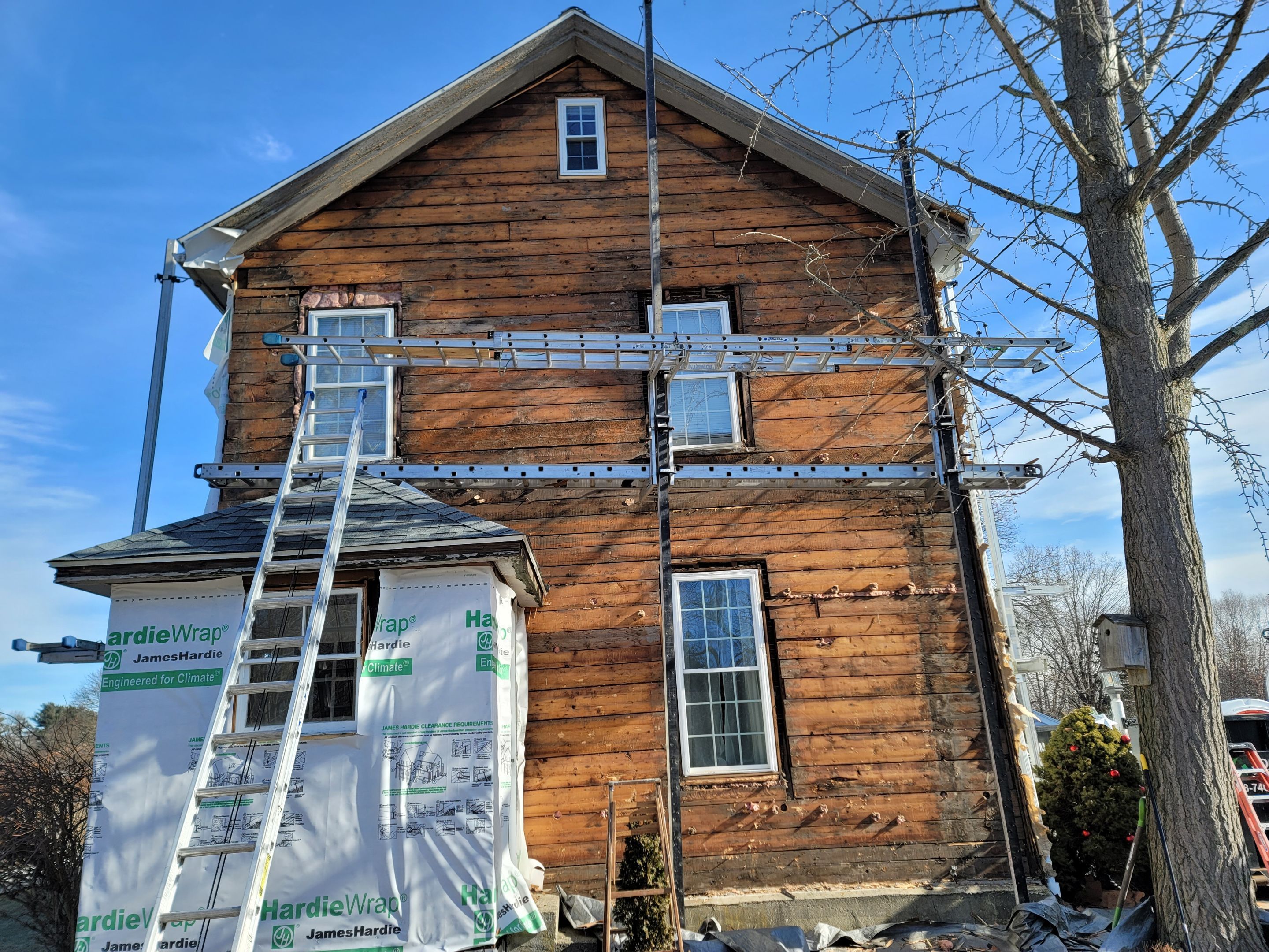 Siding Installation using James Hardie by UBrothers Construction