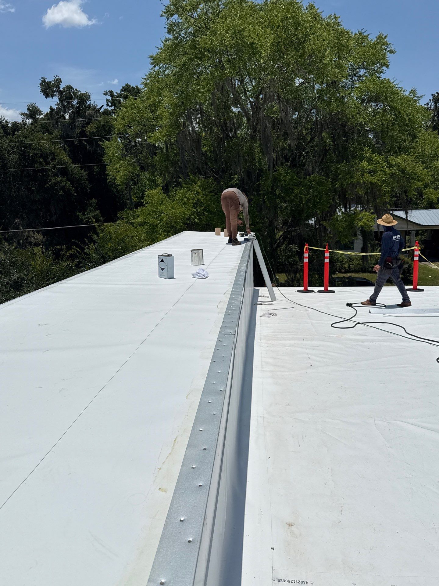 Commercial Recovery TPO Roof by First Due Roofing