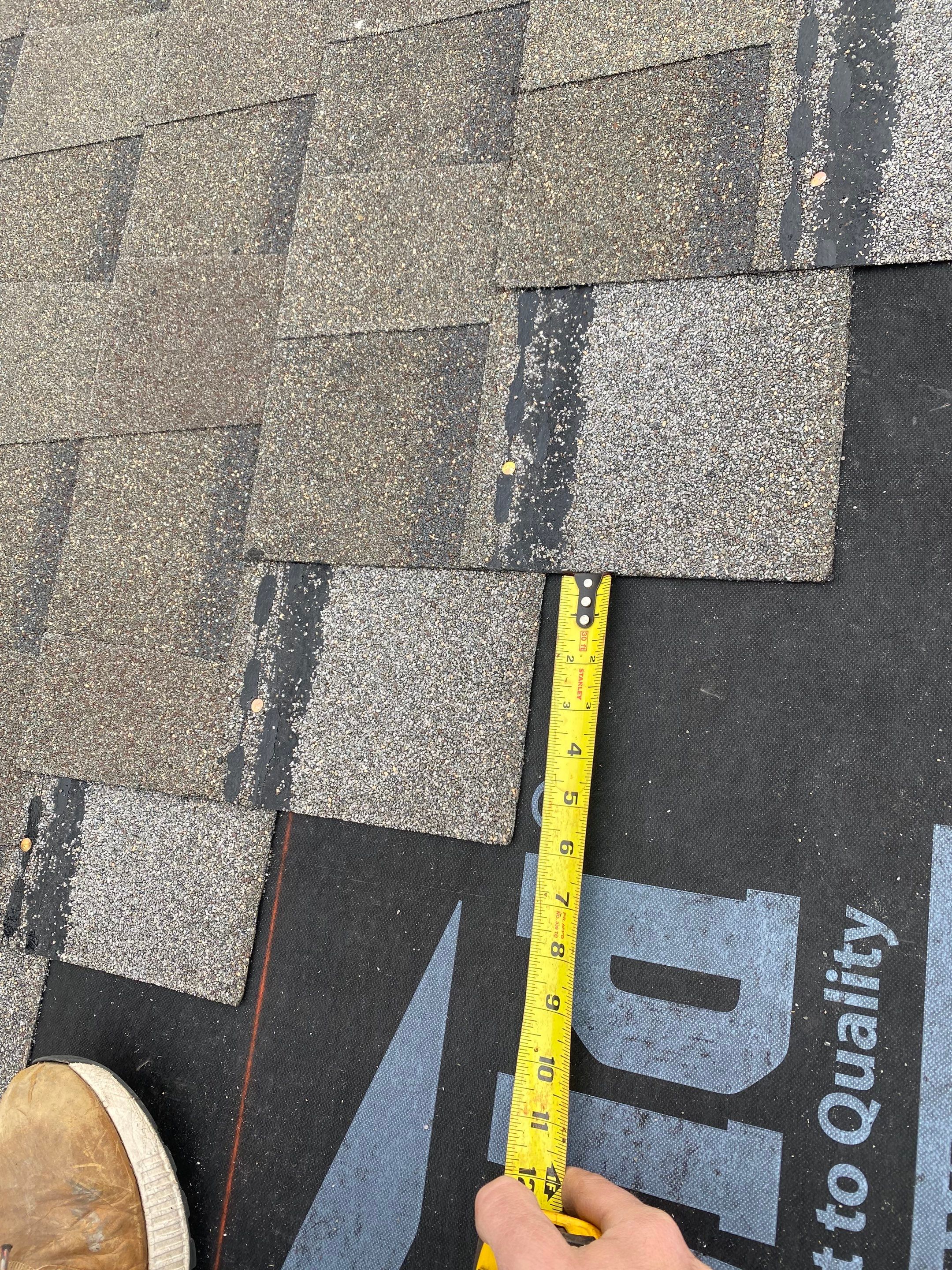 Resdiental Hail Damage Roof Replacement using Atlas Pinnacle Class 4 Impact Resistant "Weathered Wood" color by Black Belt Roofing
