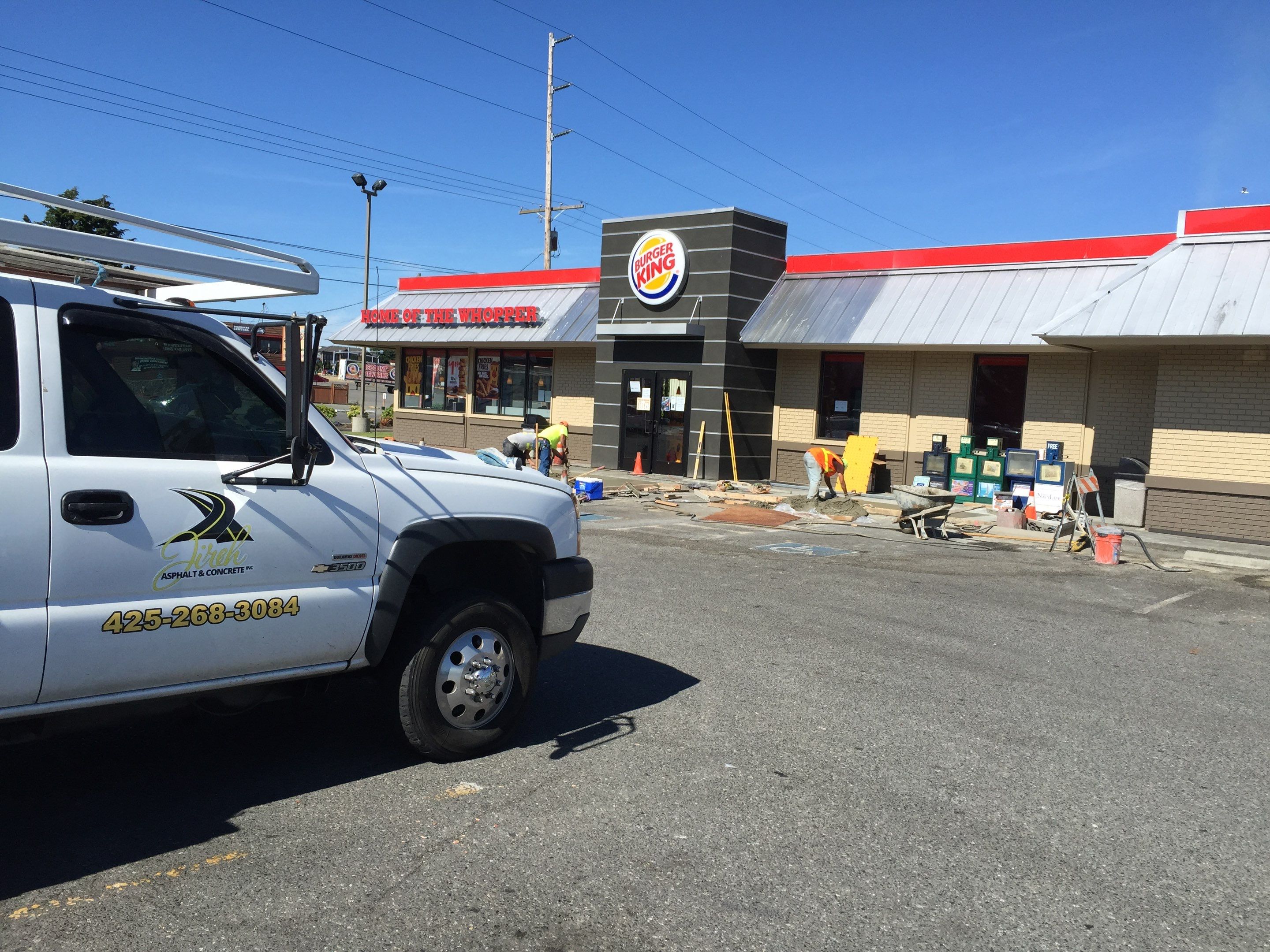Burger King Oak Harbor  by Jireh Asphalt & Concrete Inc 