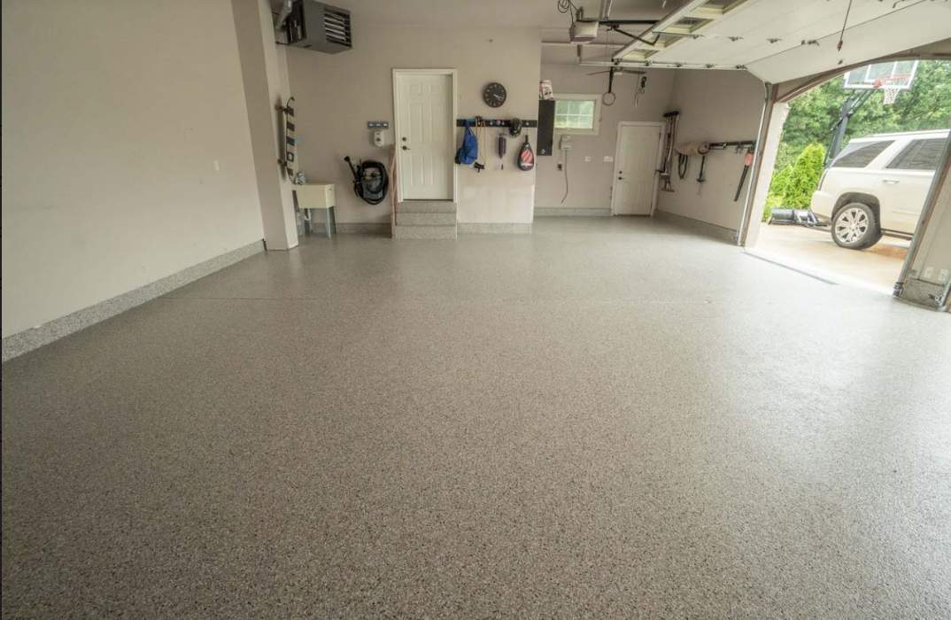 Hallet Residence - Garage Floor Coating by Level 10 Coatings