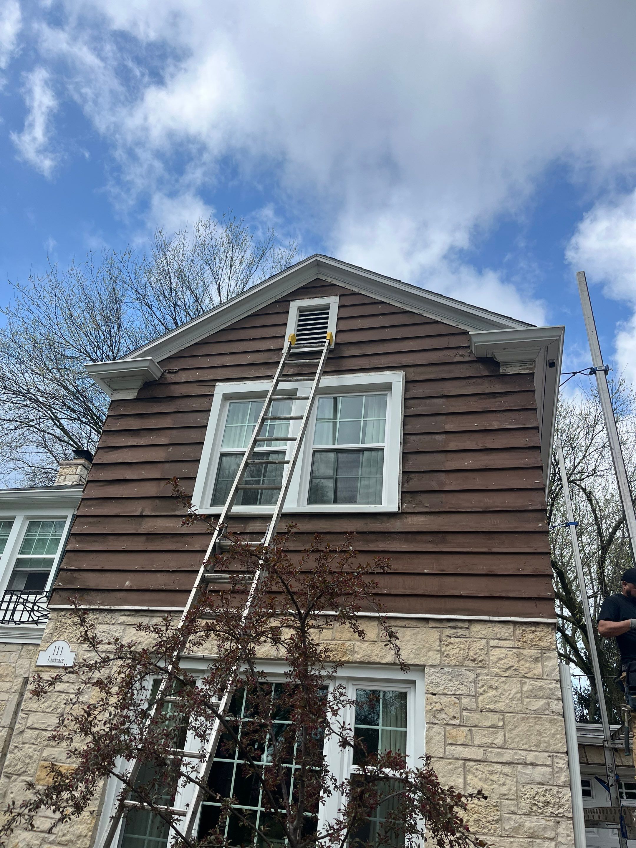Full Vinyl Siding Replacement for Two-Story Wilmette Residence by Great American Exteriors