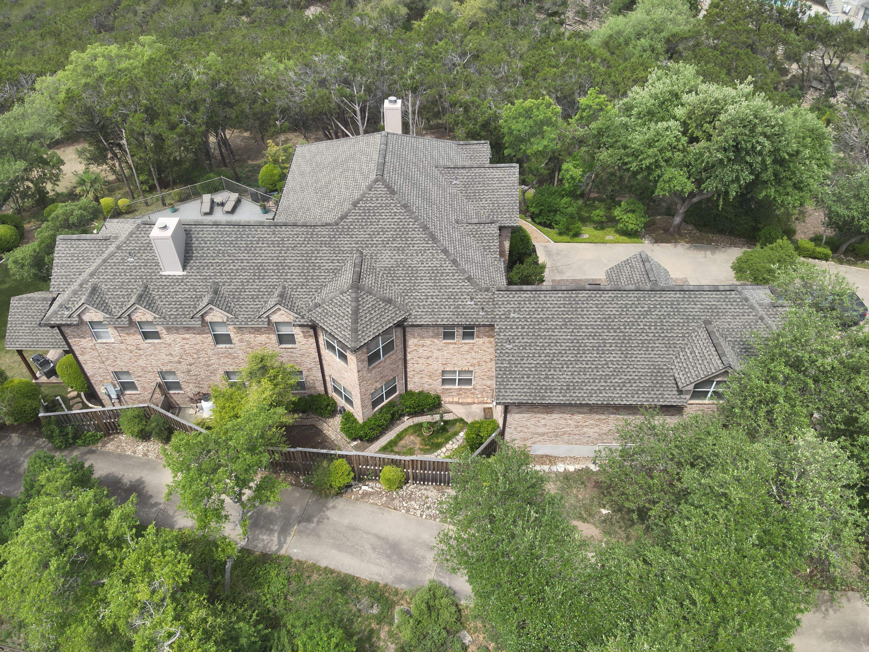 Restoring Strength & Beauty After Hail Damage using GAF - Ultra HDZ - Weathered Wood by Action Exteriors Austin