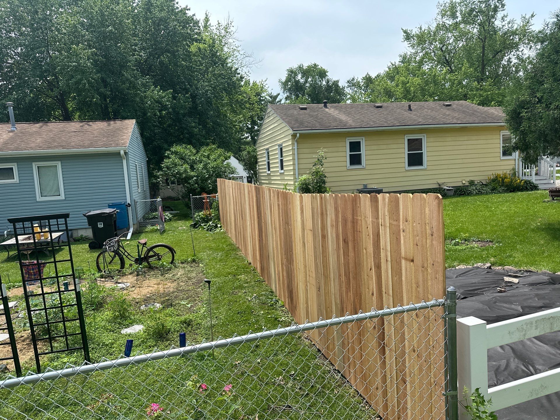 Project in Cedar falls by Perfect Picket Fence and Stain