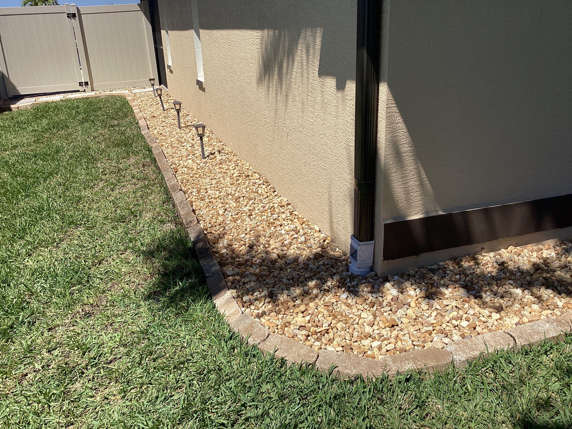 Musket Brown Gutter Installation and Soffit Fascia in Cape Coral FL by Gutter Professors