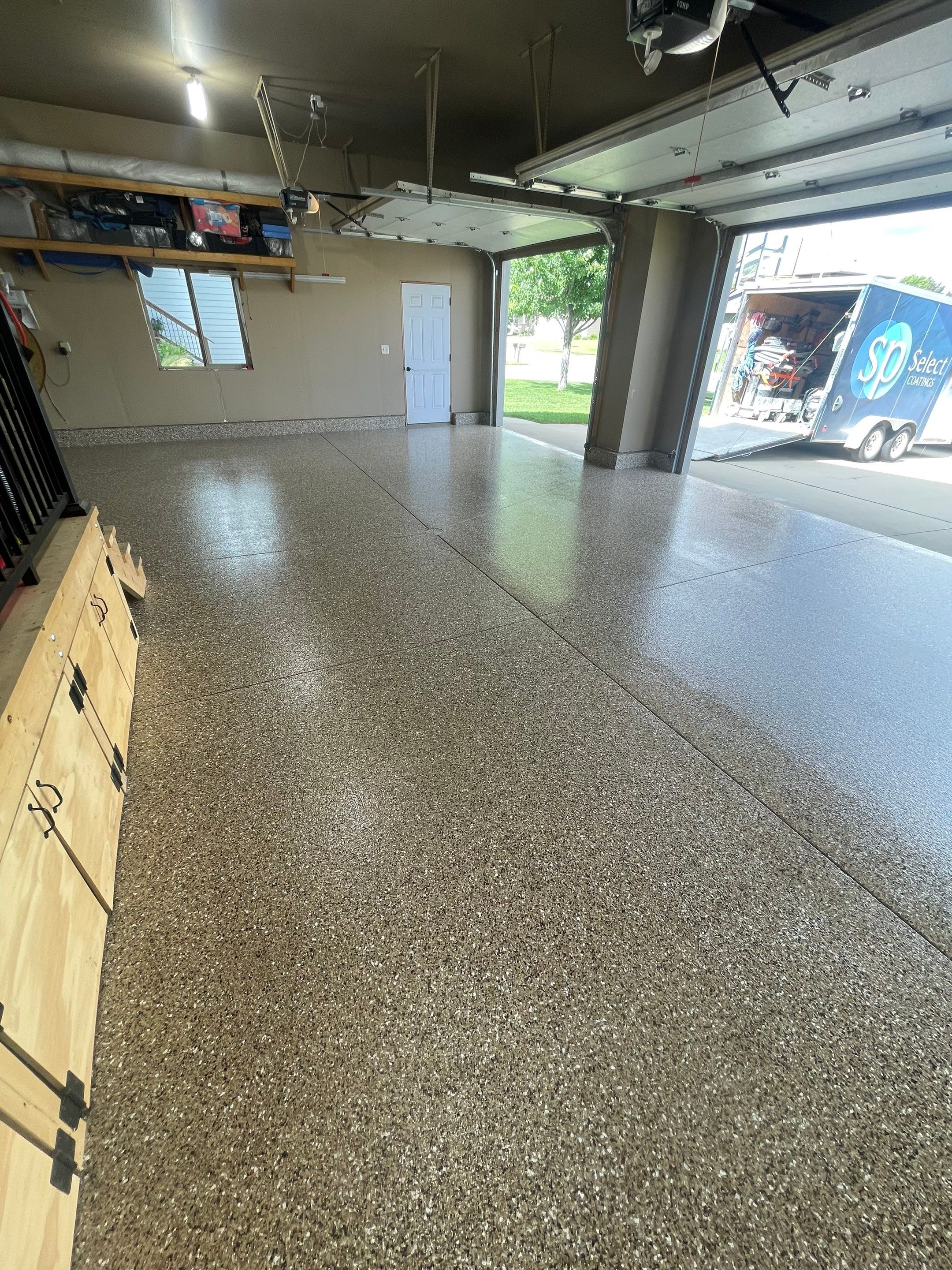 Garage Floor Coating in Tea, South Dakota by Select Painting, Coatings & Garage Cabinets