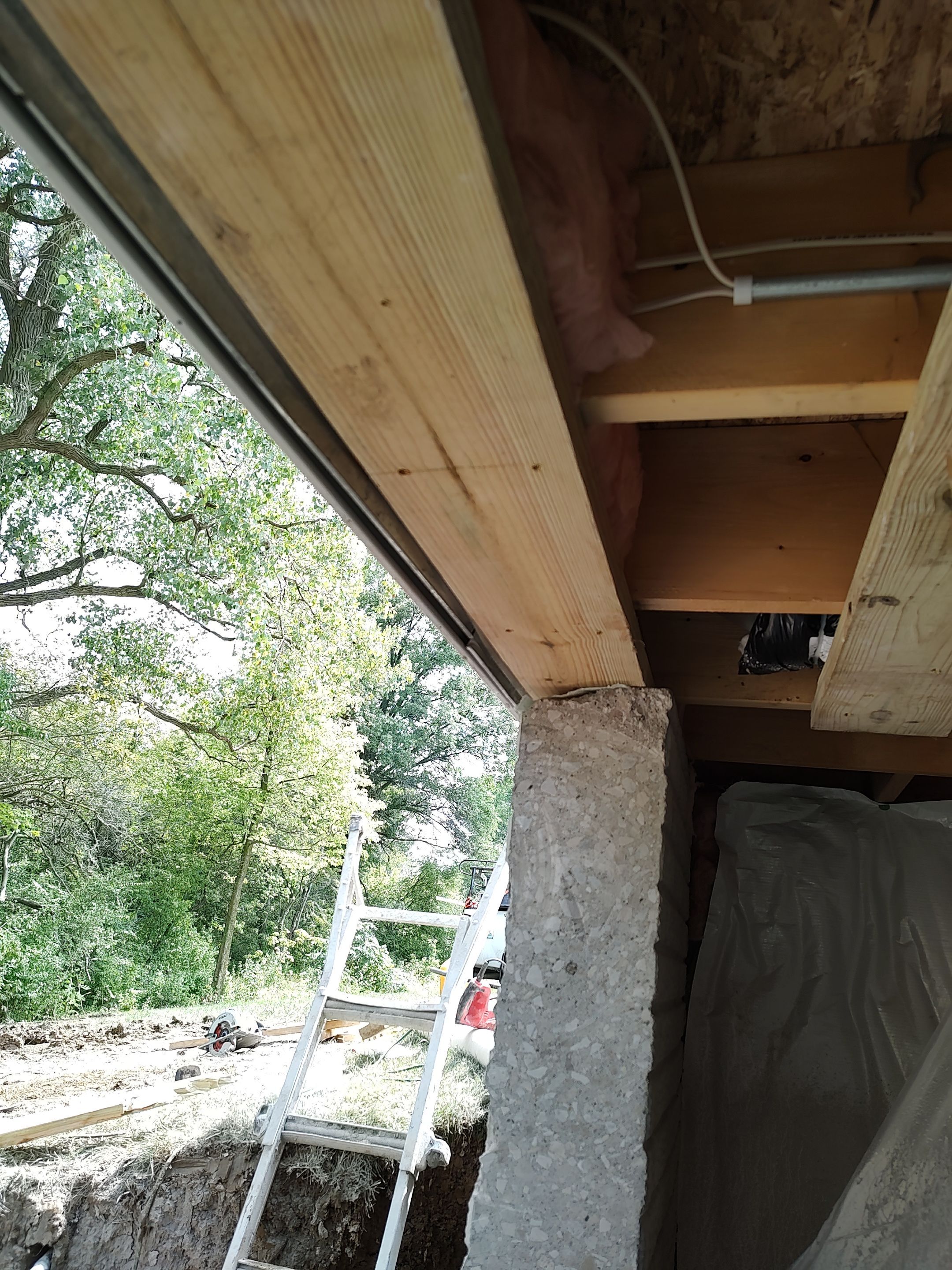 Egress Door Install using Egress Sliding Walk-Out Basement Door by Toledo Basement Repair