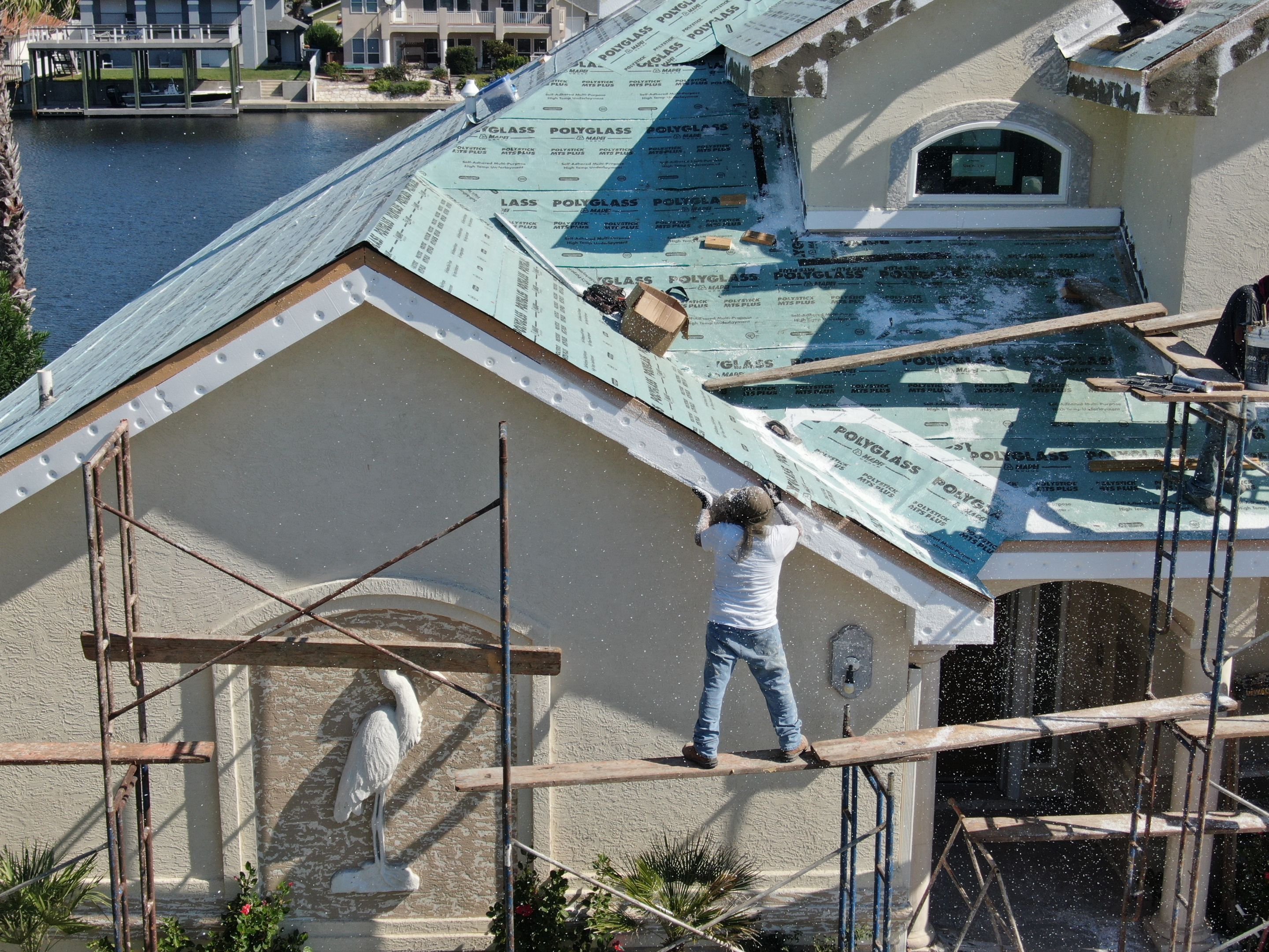 Stucco by Bayfront Roofing and Construction