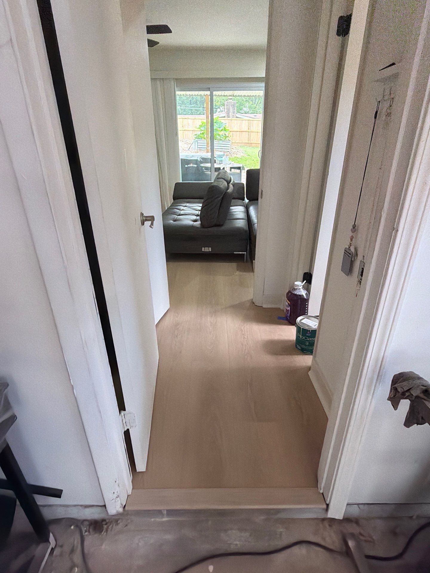 Light Wood-Look Plank Flooring Installation in Decatur by Swift Home Renovations