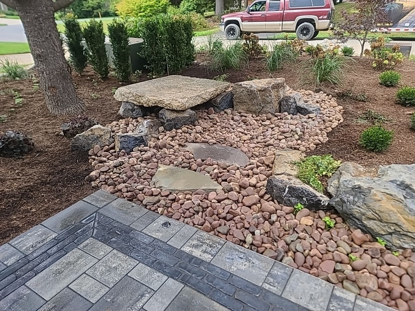 Penn National Project by Potted Luck Landscape