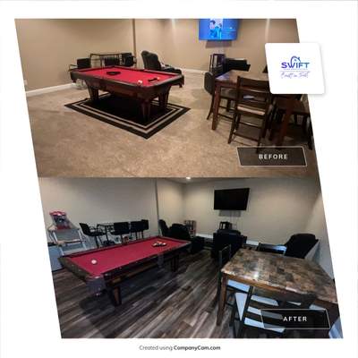 Multi-Room Interior Renovation and LVP Flooring Installation in Atlanta