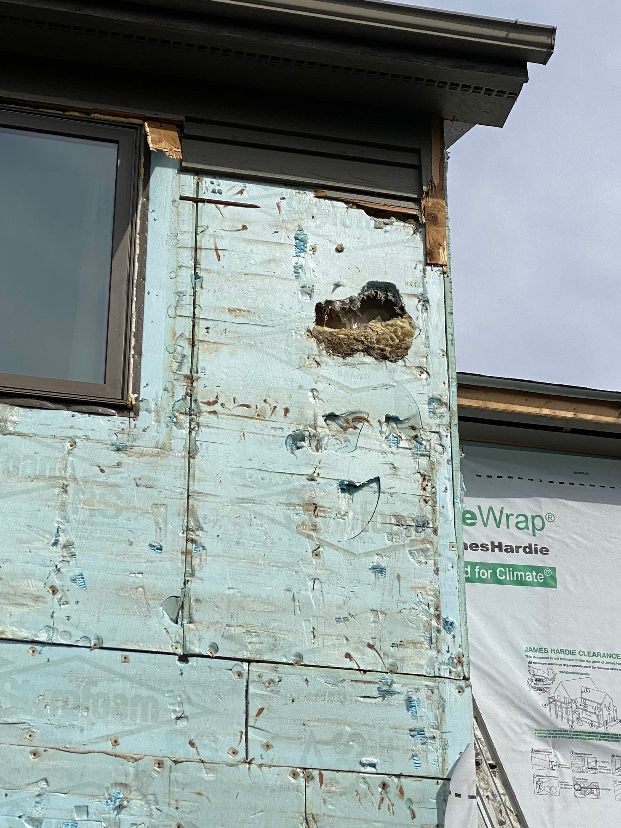 Siding Installation using James Hardie Fiber Cement Lap Siding by Best Exteriors Inc