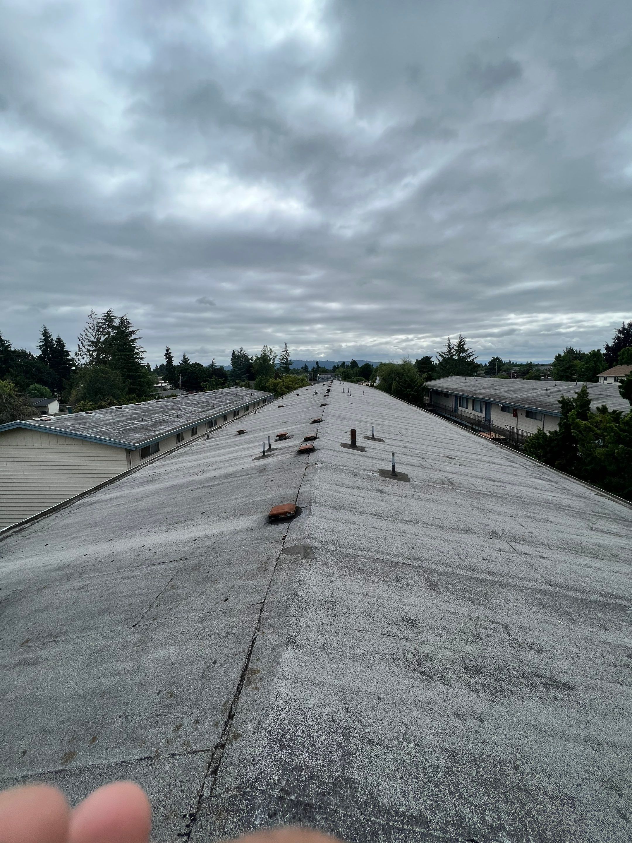 Commercial Flat Roof Installation using GAF 60Mil TPO  by Orezona Building & Roofing Company, Inc.