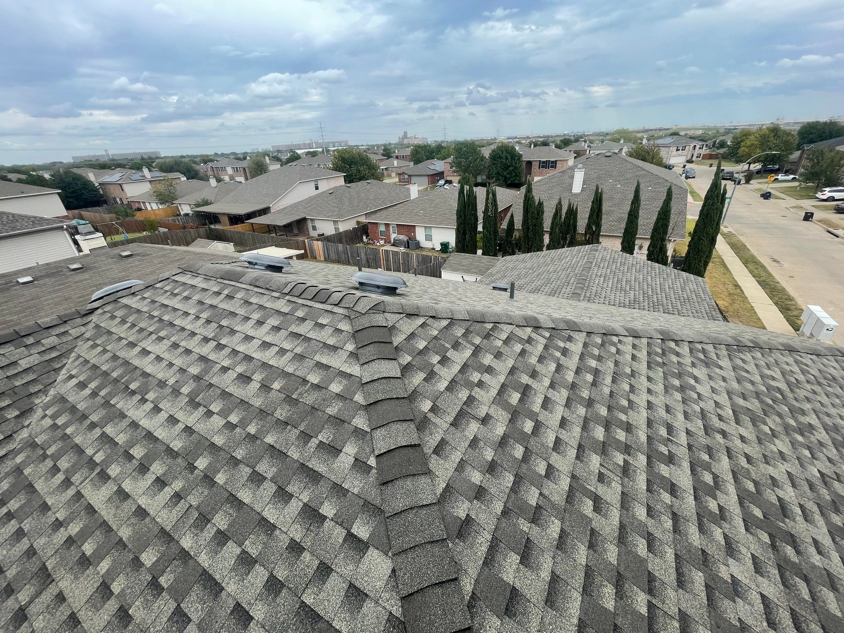 Residential Roofing Installation using GAF Timberline HDZ Weathered Wood by OneSource Roofing and Restoration