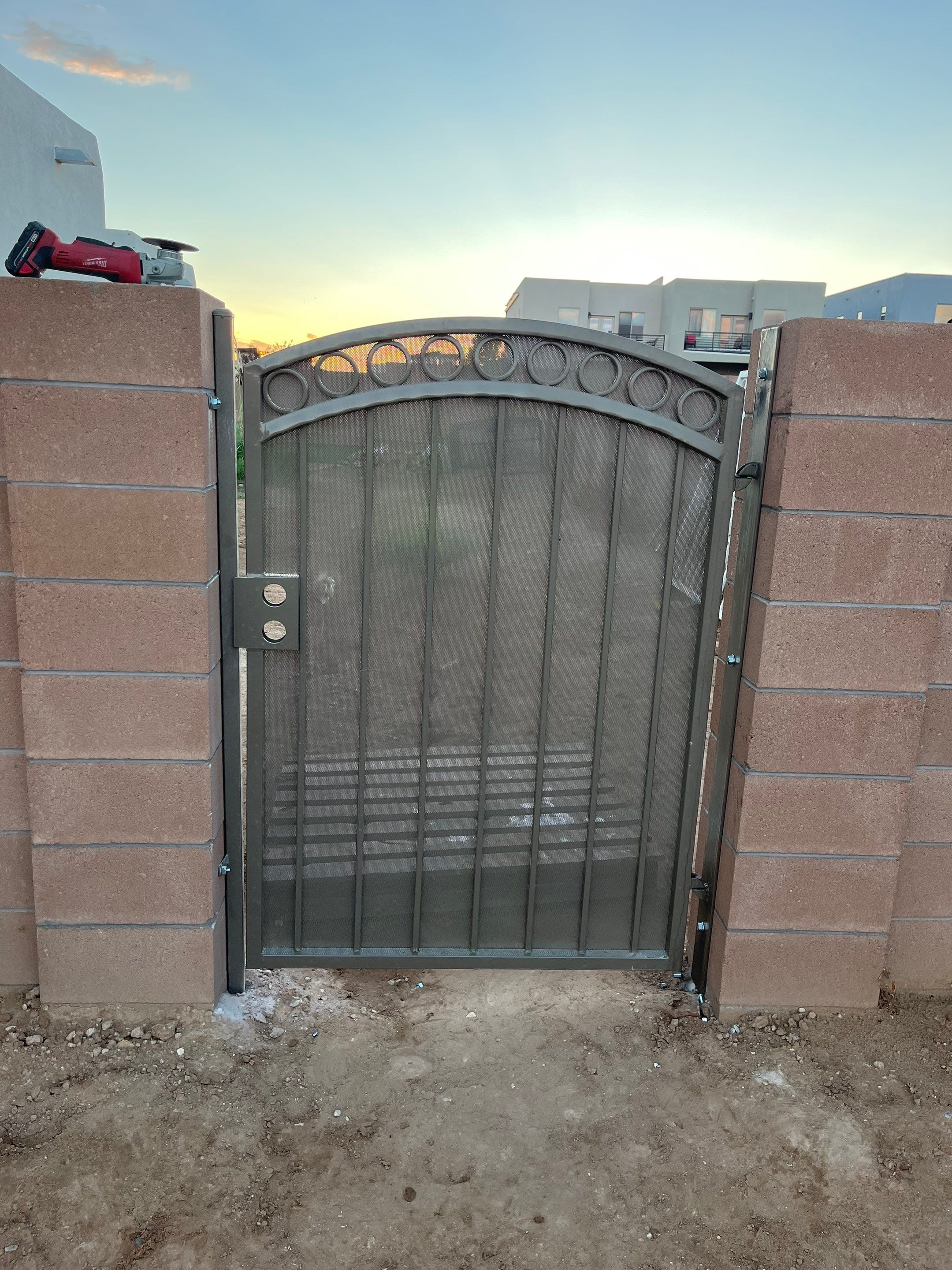 Residential using Custom Wrought Iron by Valley Fence Company