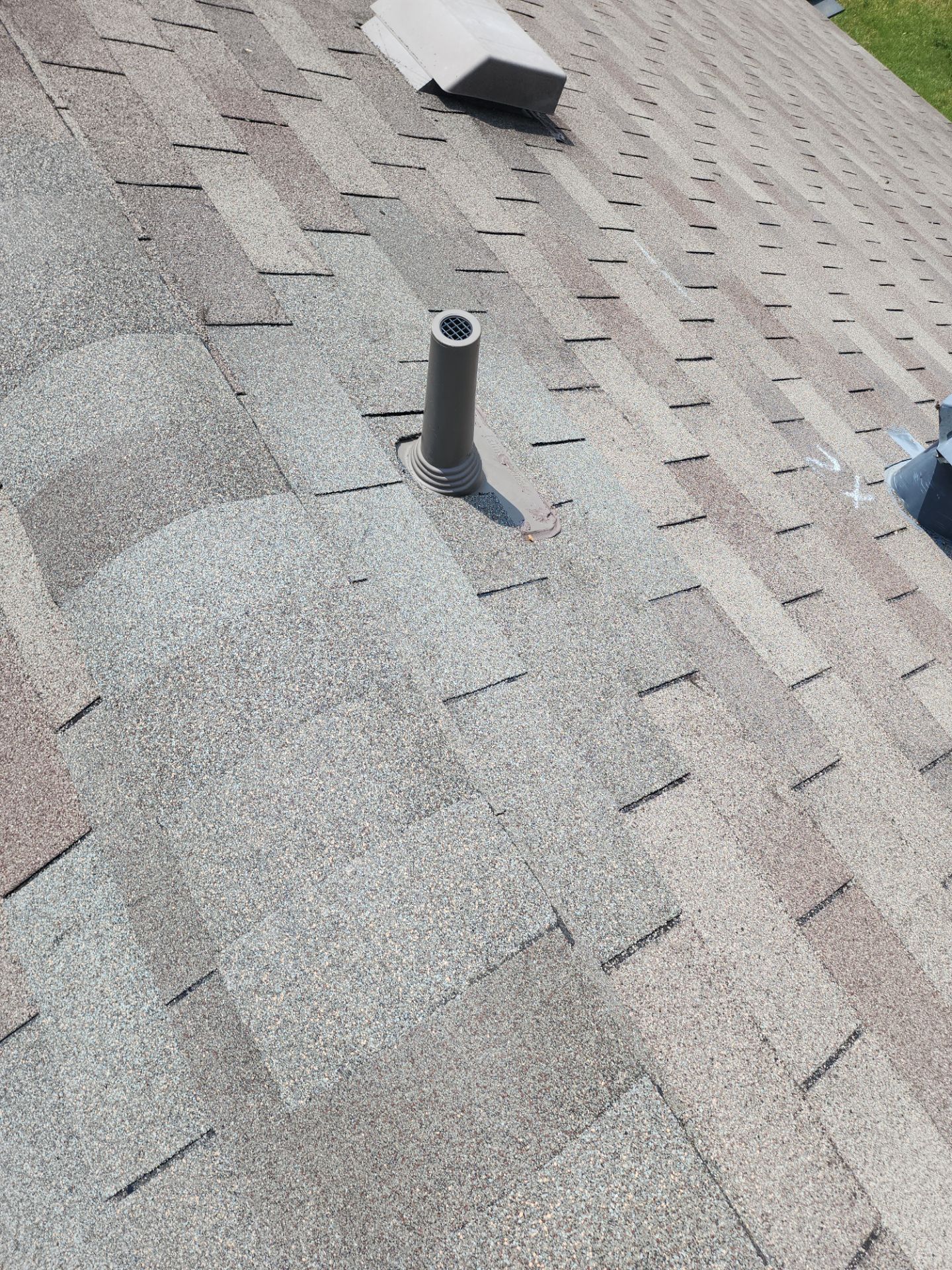Hail Damage using Owen's Corning Duration (Lifetime) Shingles by Roof Repair Company