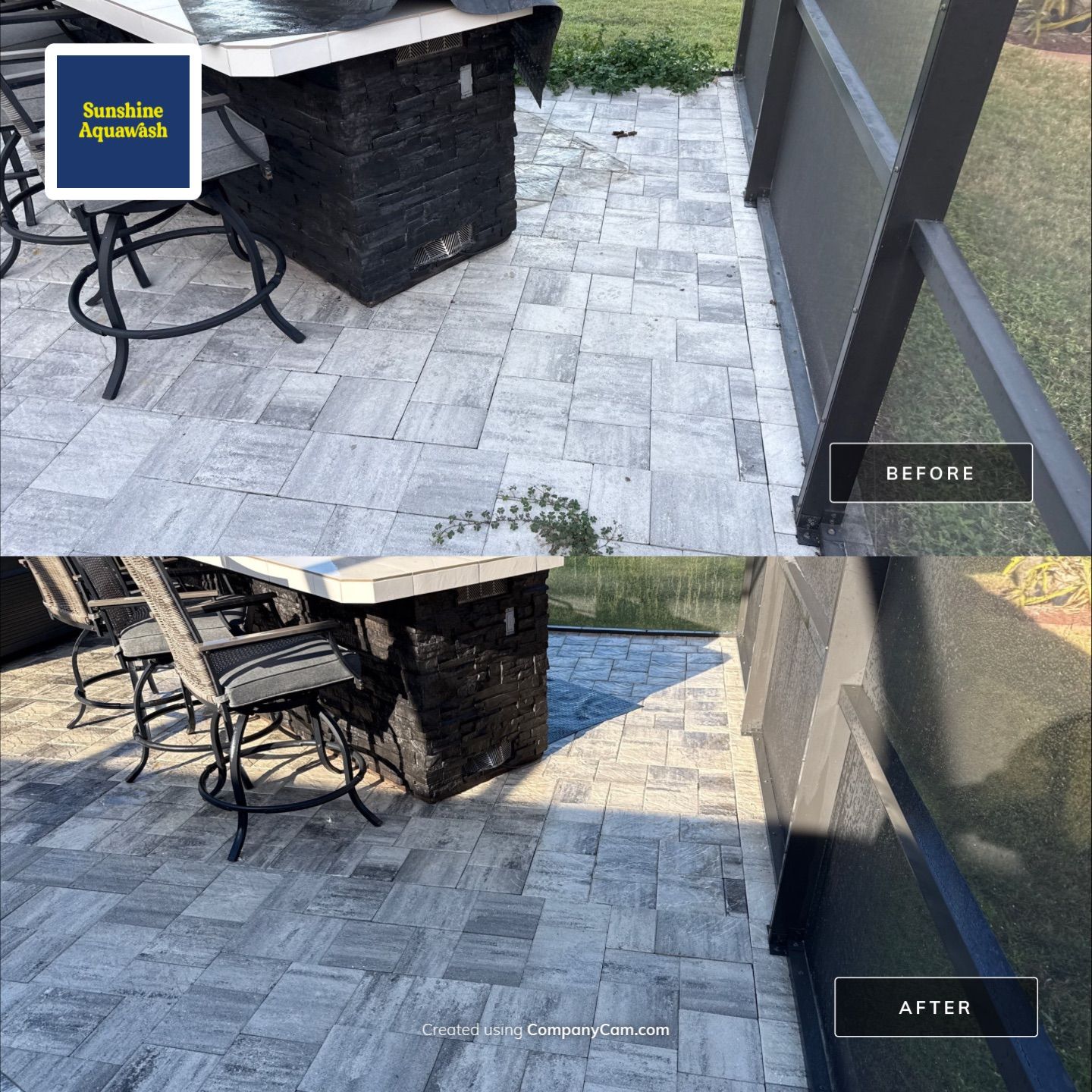 House Wash, Paver Pool Deck & Screen Enclosure Cleaning in Greenfield Plantation | Bradenton, FL by Sunshine AquaWash