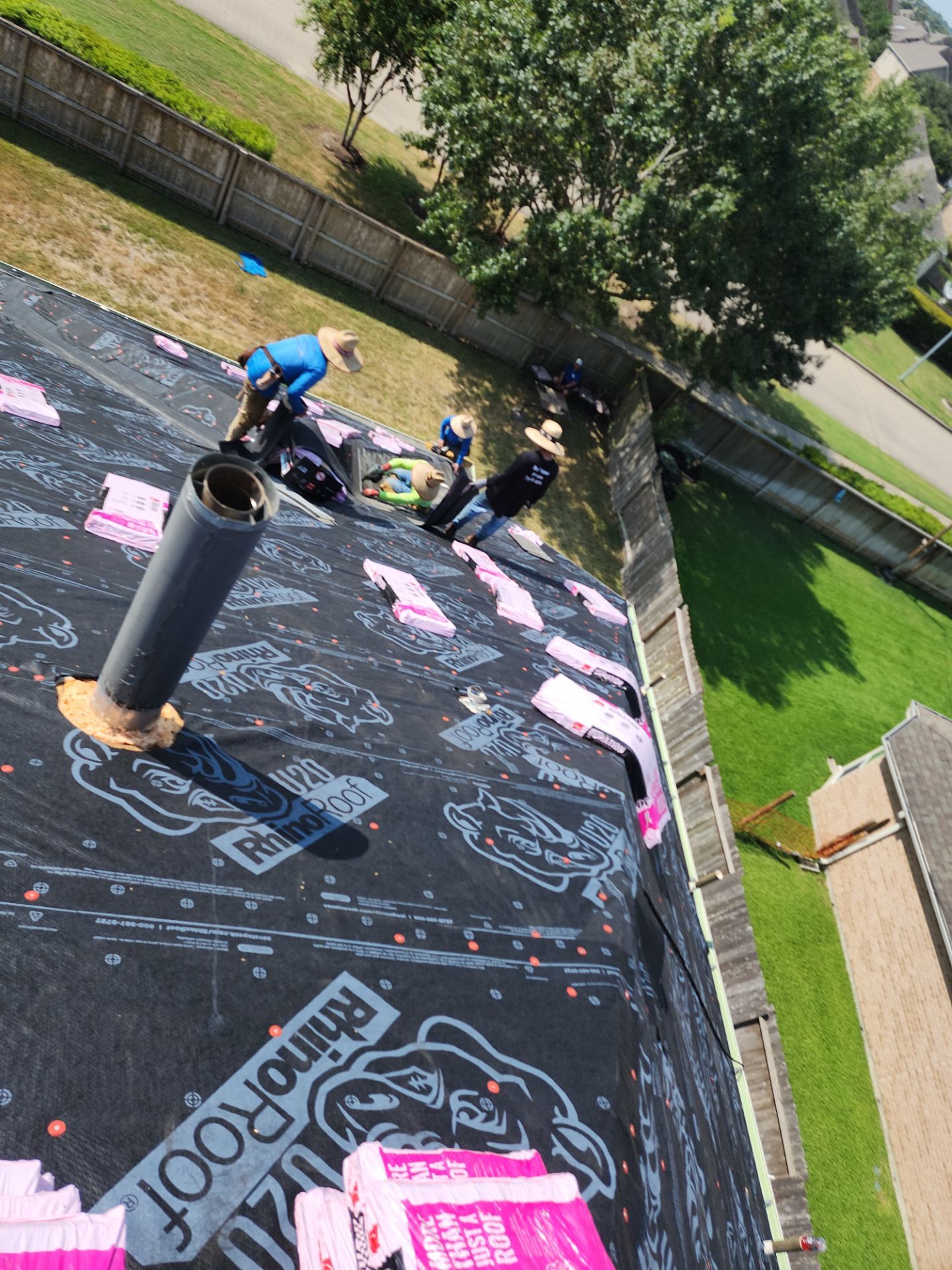 Residential Roofing Installation using Owen's Corning Duration (Lifetime) Shingles by Roof Repair Company