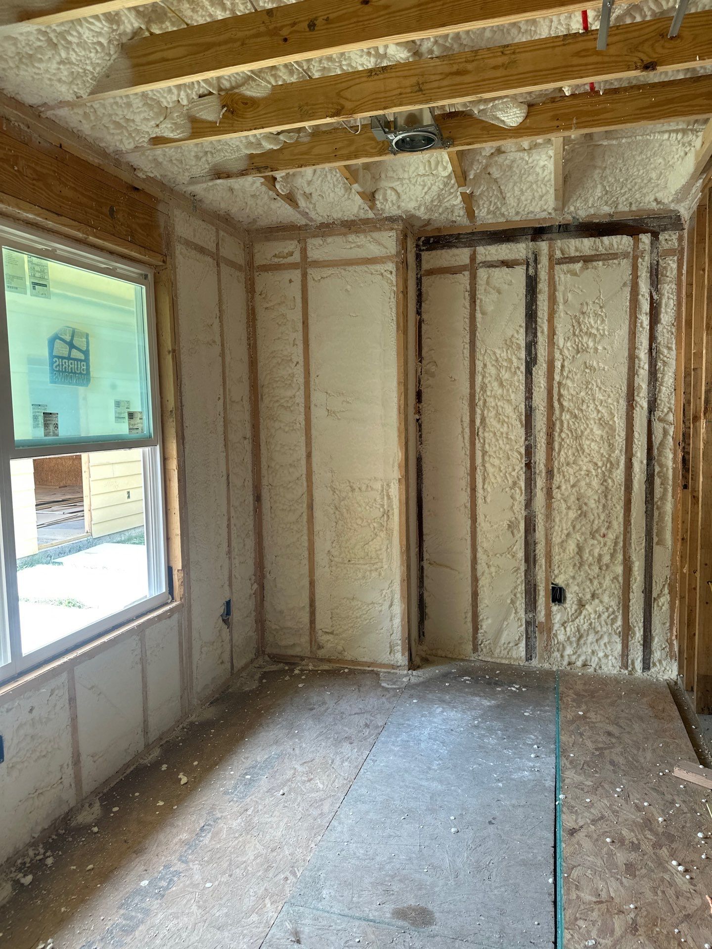 Full encapsulation open cell foam  by Apex Insulation Solutions