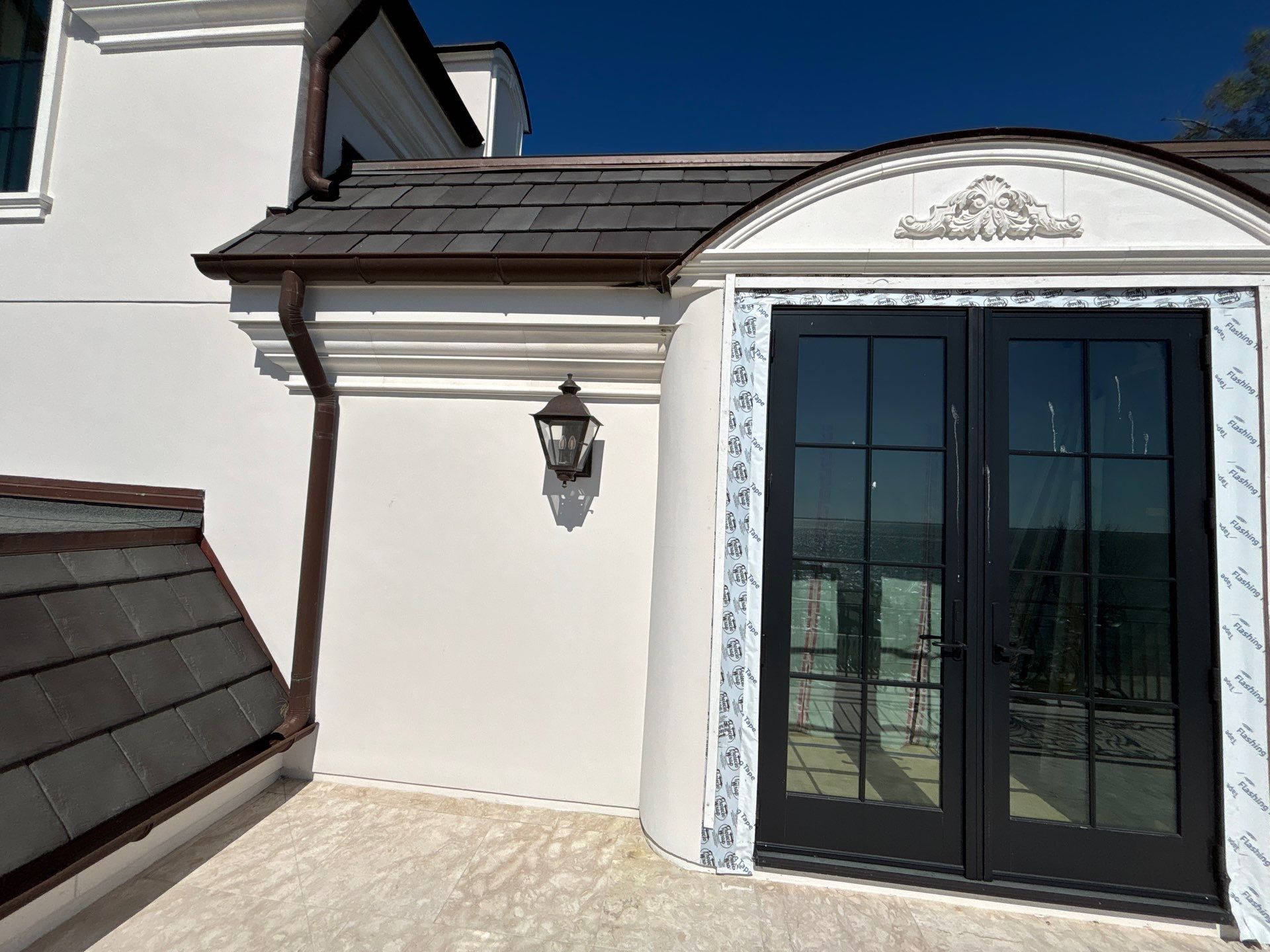 Gutter Installation using Half Round Seamless Gutters in Tampa FL by Gutter Professors