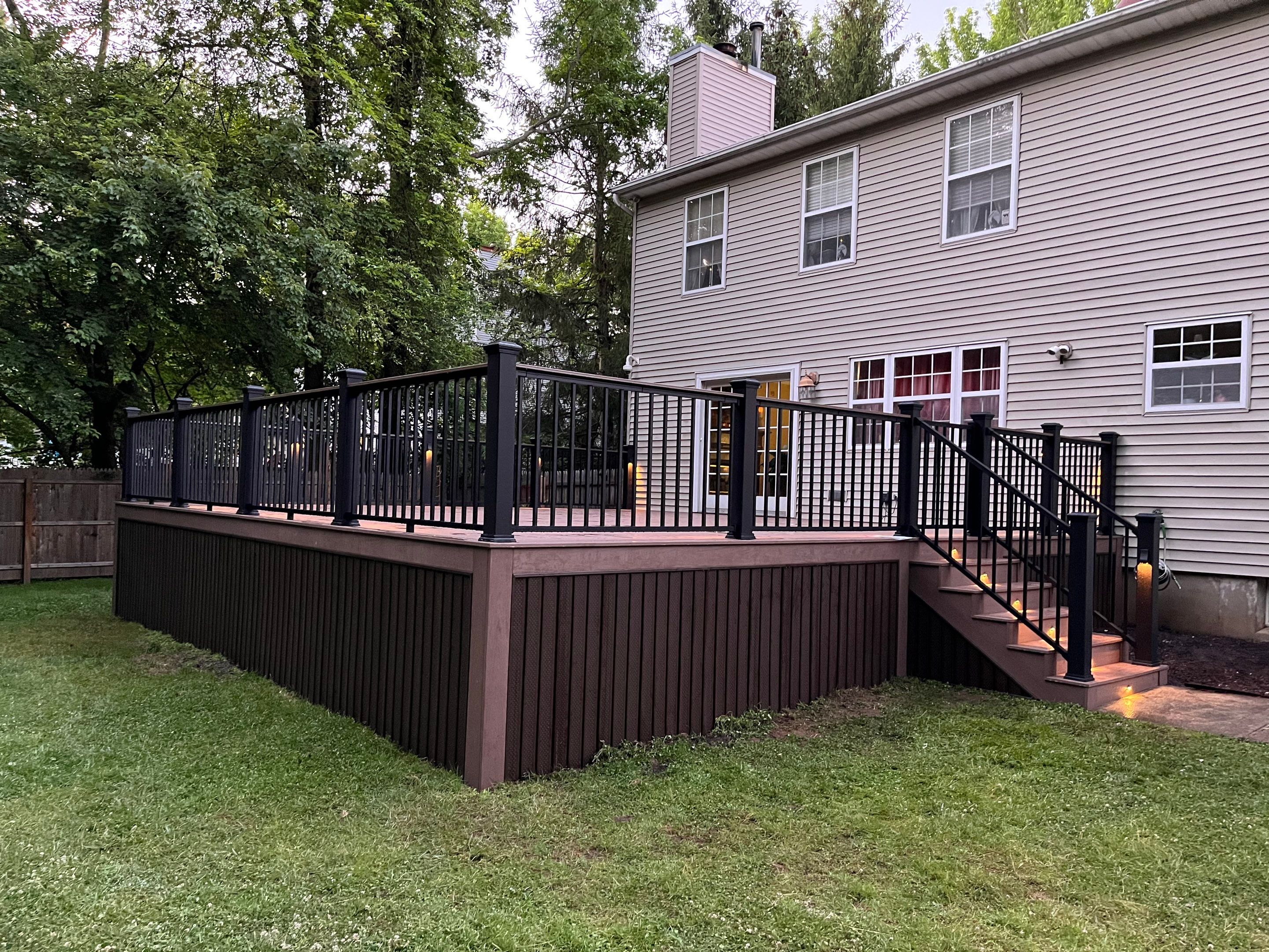 New Deck in Robinsville by deck guardian