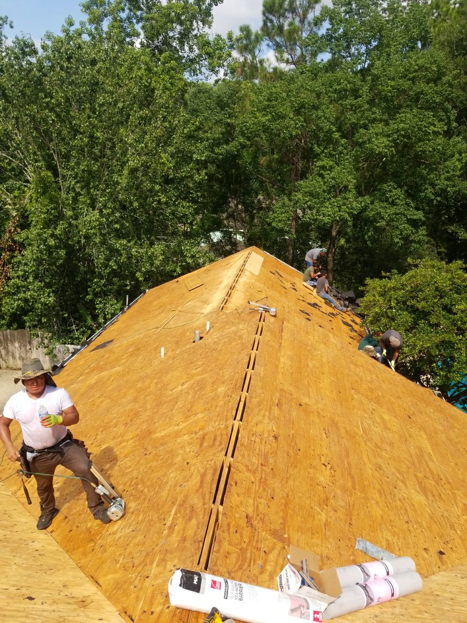 Residential Roofing Installation using Roof Replacement by American Roofing & Construction LLC
