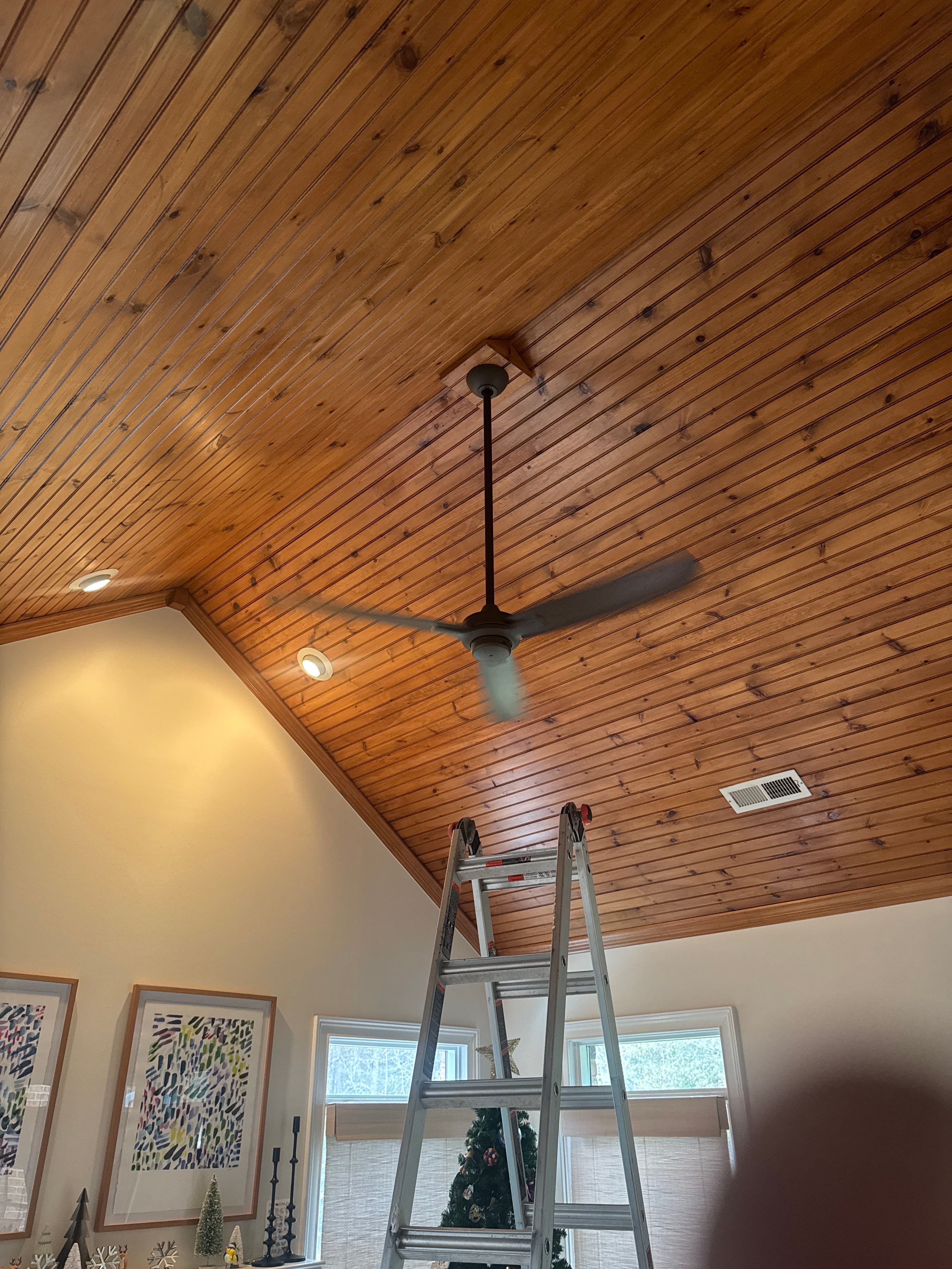 Powder Room Refresh & Lighting Upgrade by A Step Above Handy LLC