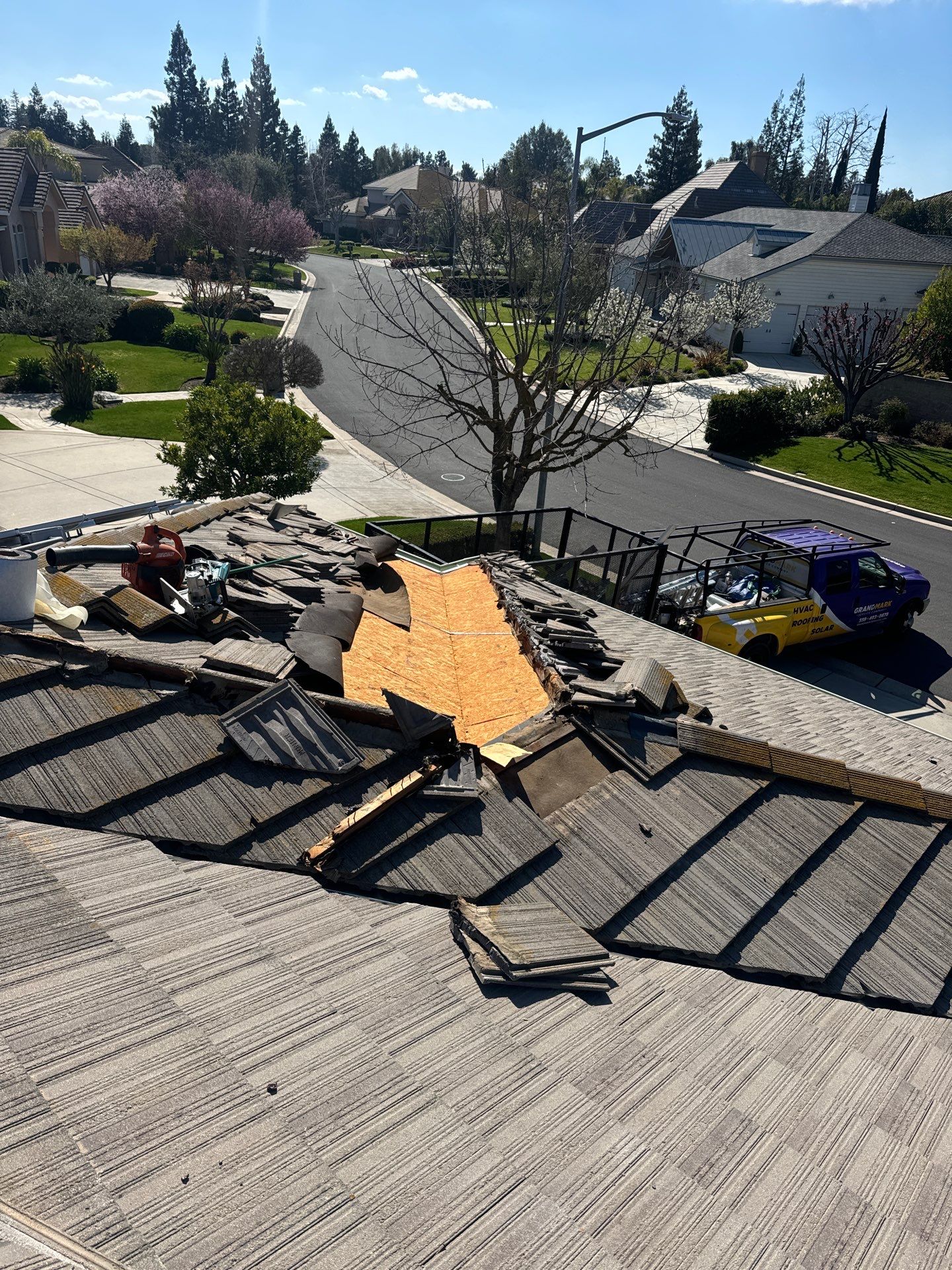 Solar Roof Leak Repair  by Grandmark Service Company