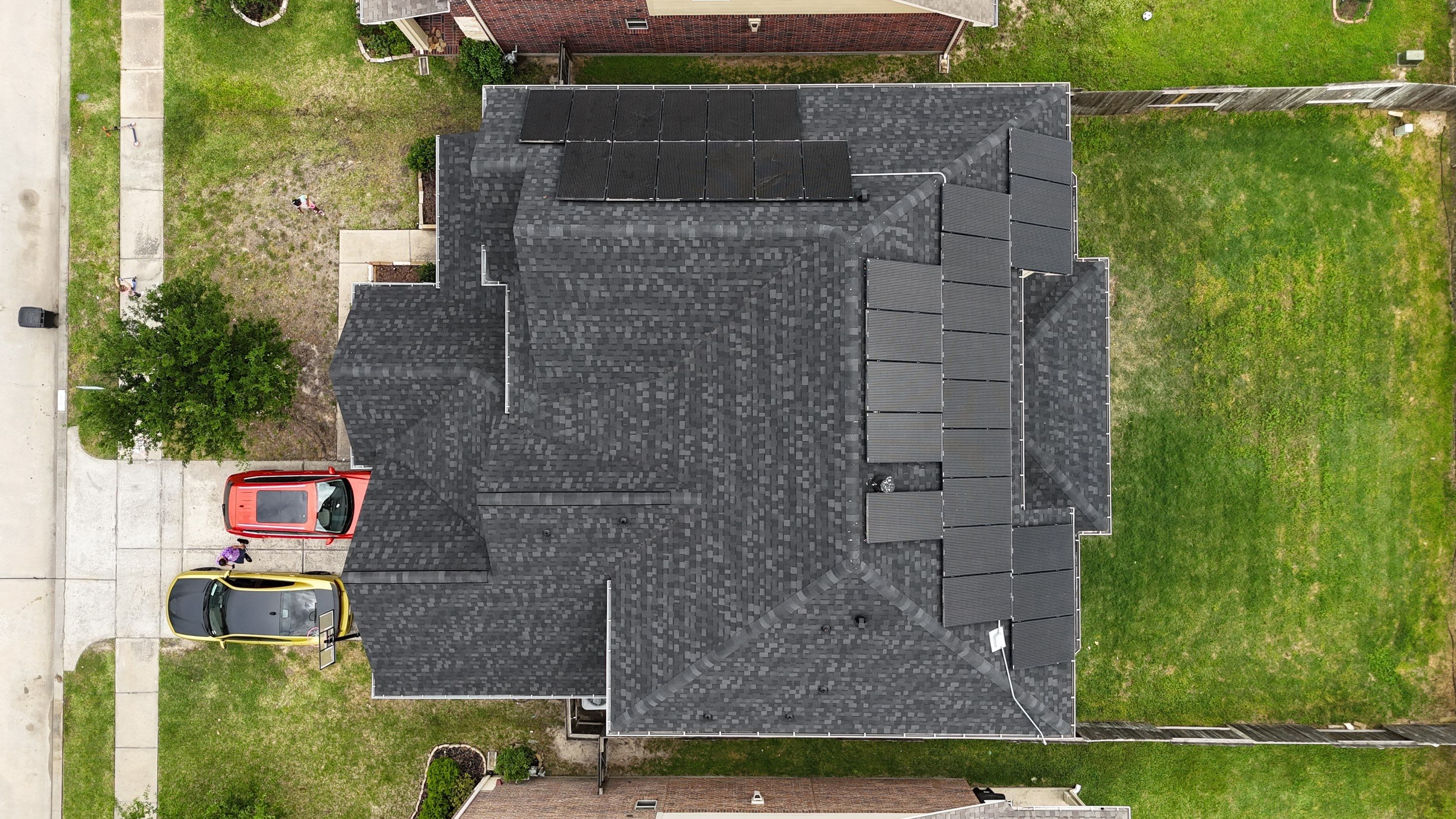 Residential Roofing Installation using IKO Dynasty by Core Four Roofing
