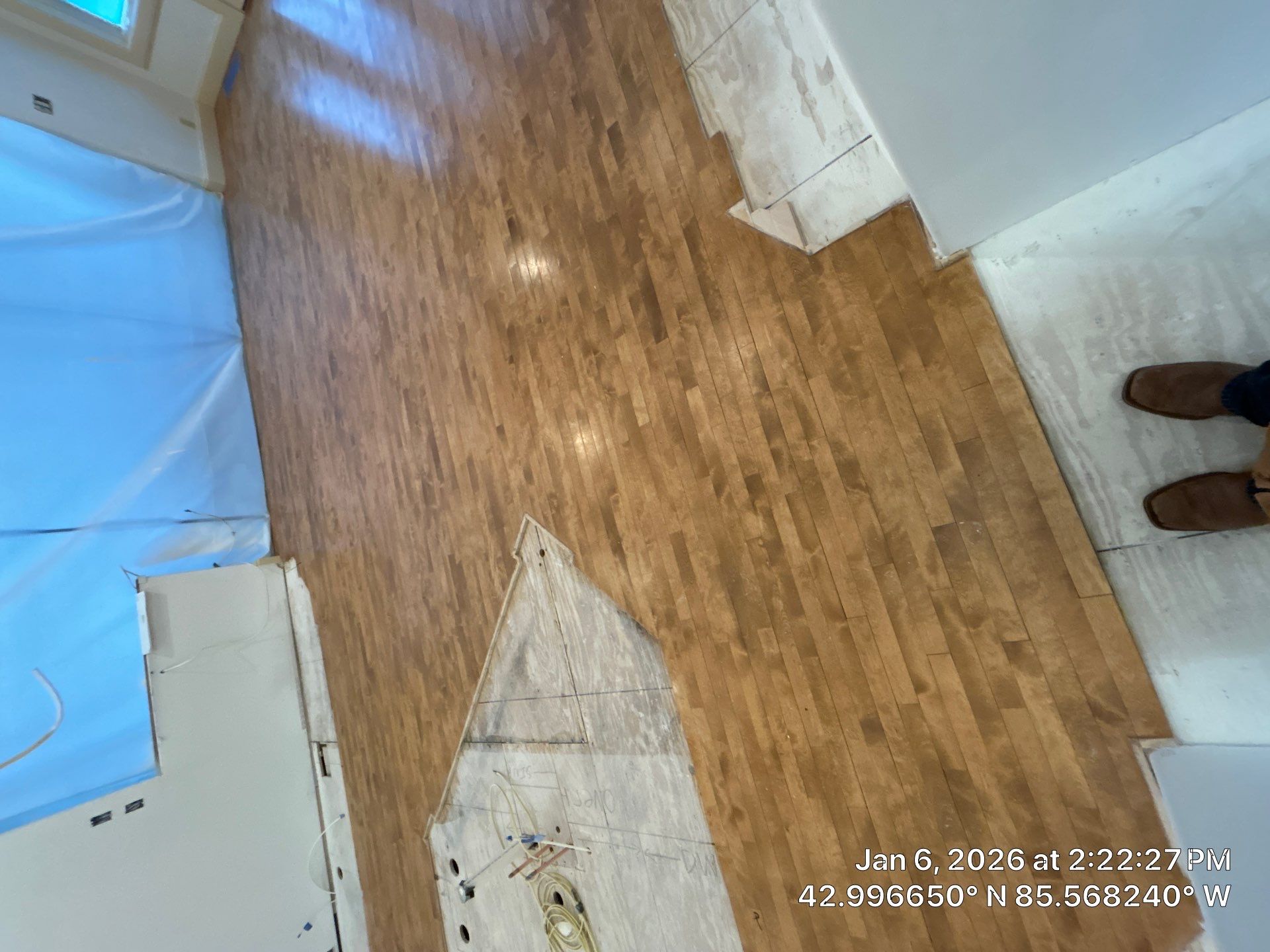 This refinish is UNRECOGNIZABLE! by RTBaldwin Hardwood Floors