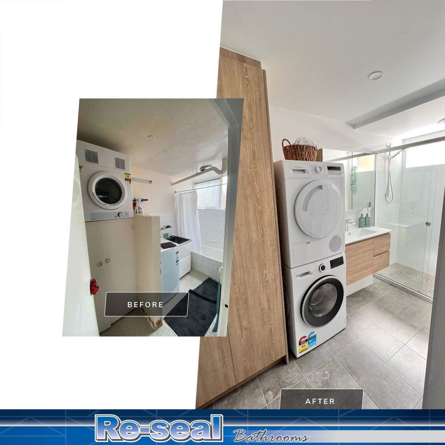 Bathroom/Laundry Renovation by Re-seal Bathrooms