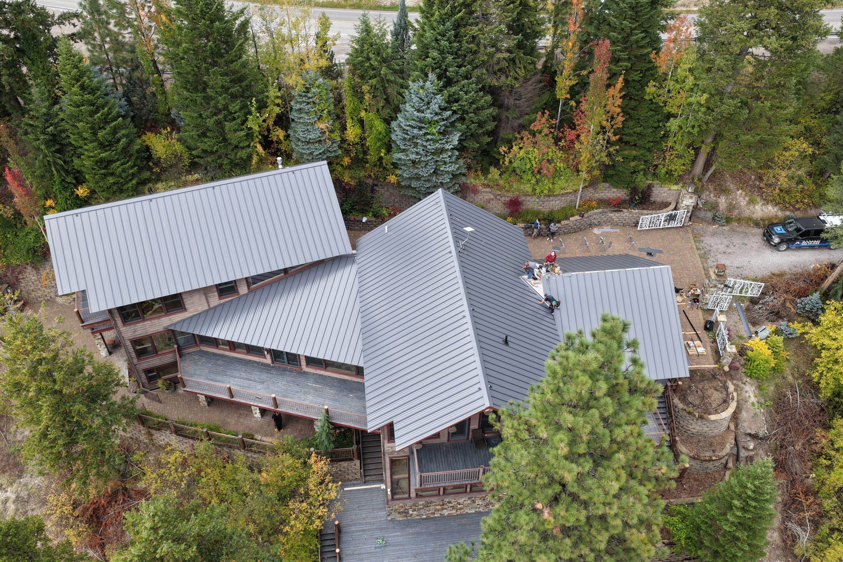 16" Mechanical - Dark Gray  by Montana Roofing Solutions