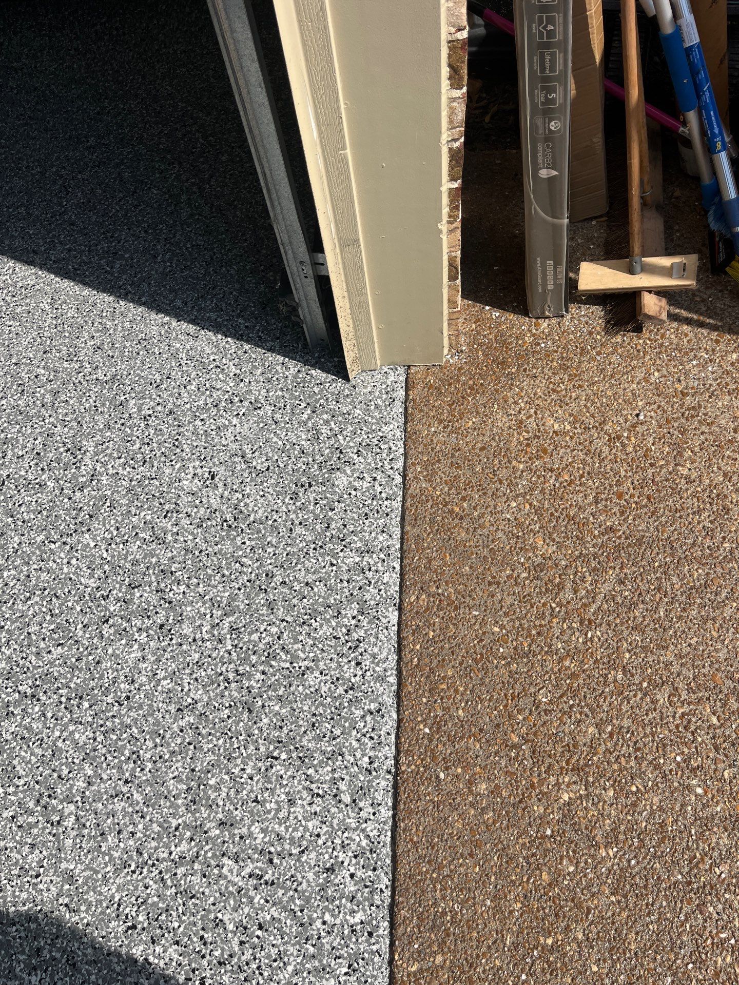 Garage Floor Coating using Wombat by My Garage Floor Guys